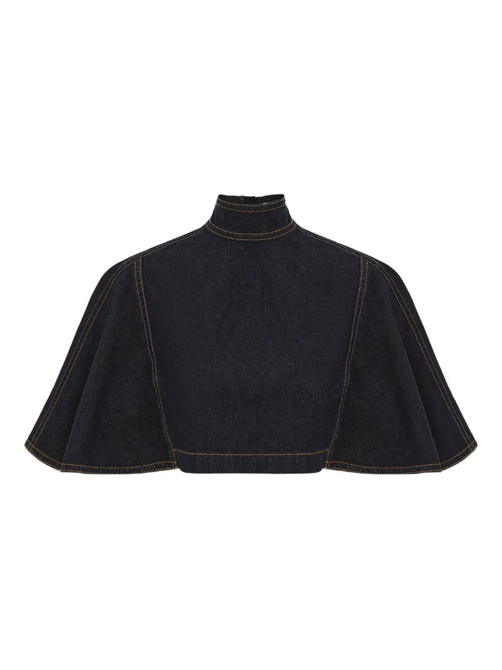 Cappa Corta in Denim Hypnotic 4614TF251 NIGHT SKY ZIMMERMANN 