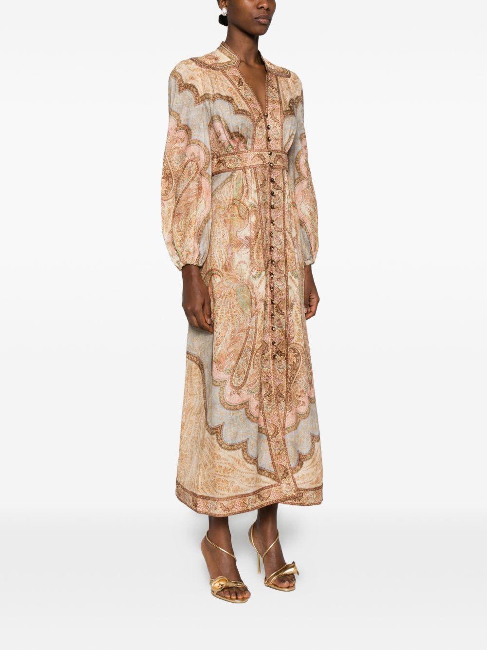 Wanderlust Midi Dress 5753DRS262 TAPESTRY ZIMMERMANN 