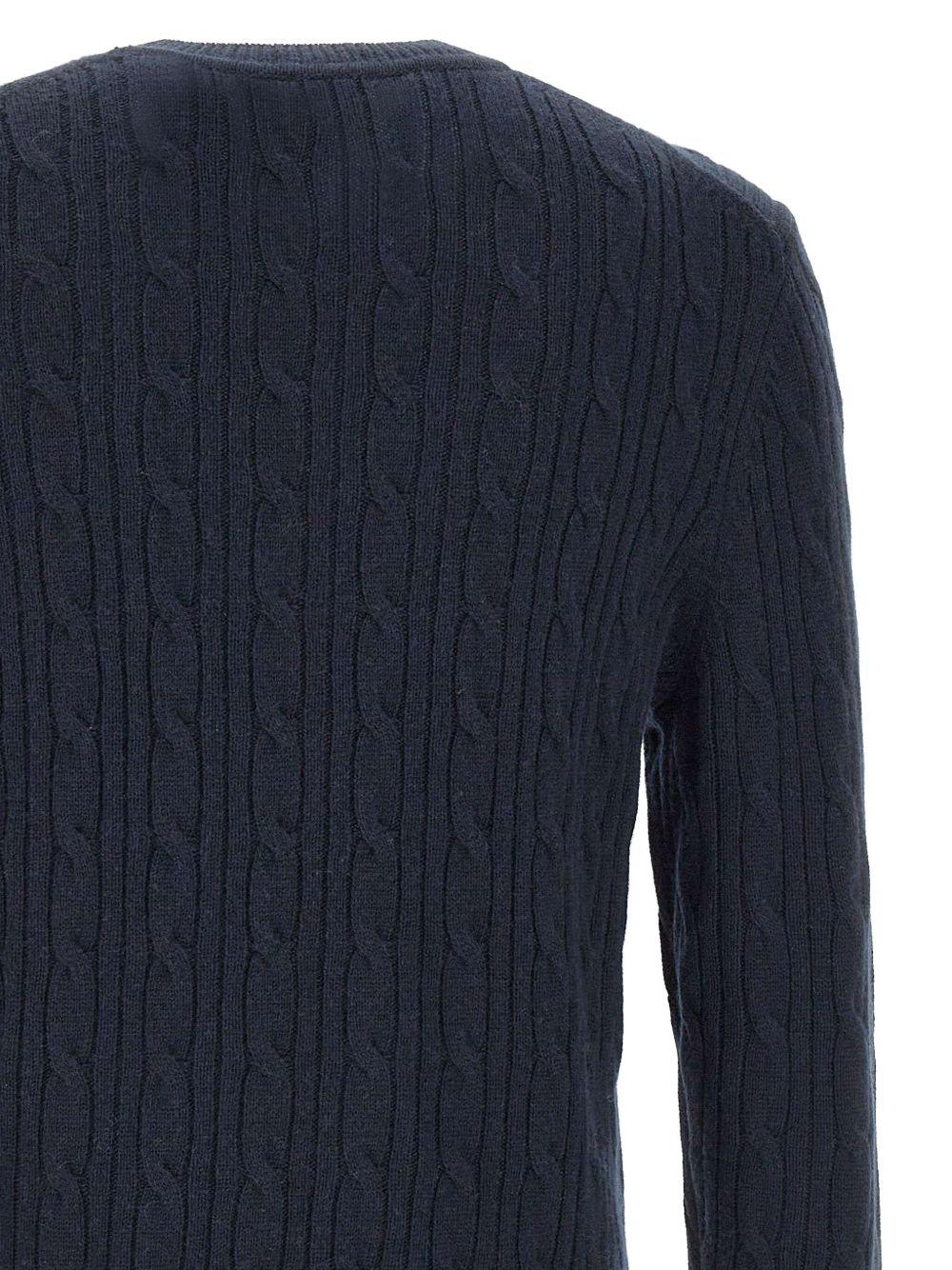 Maglia in Lana Cashmere 50549975 404 BLUE NAVY BOSS 