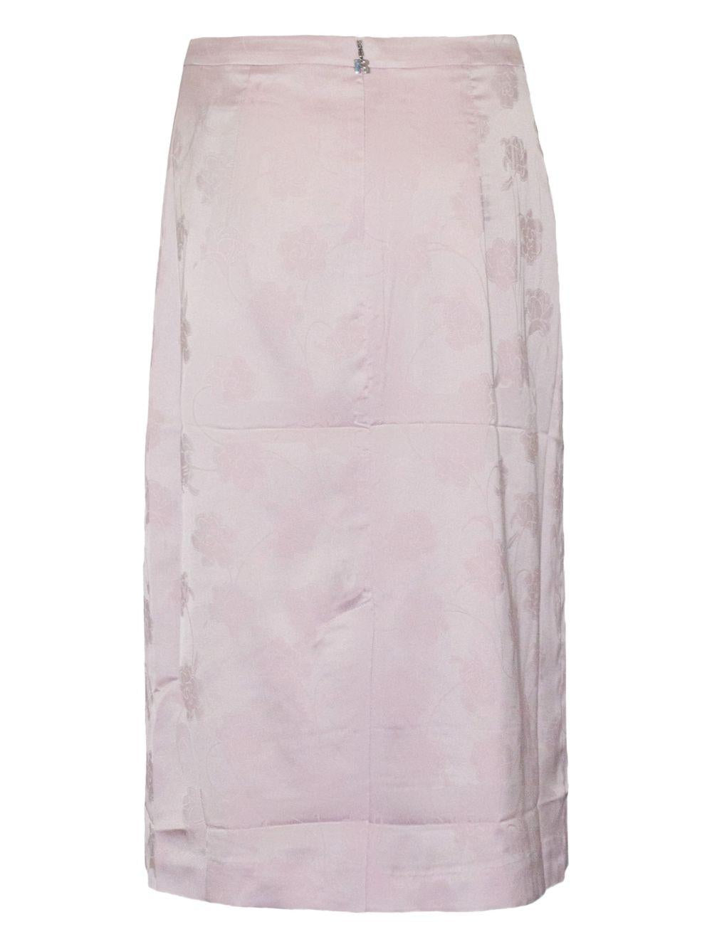 Jaquard Pencil Skirt 1152401809 1809 ORCHID ICE ROTATE 