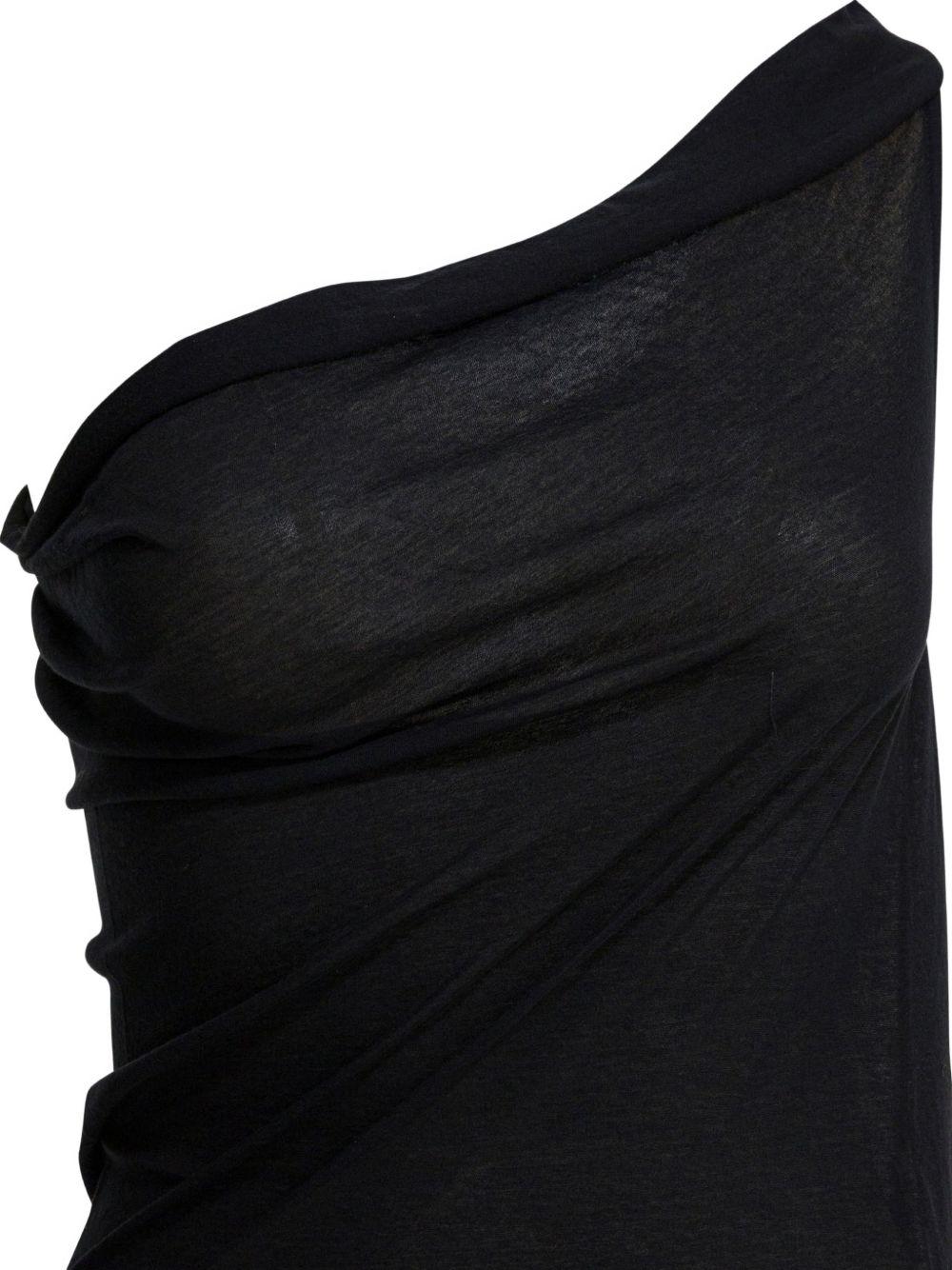 Athena Top Cropped RP01F6138UC 09 BLACK RICK OWENS 