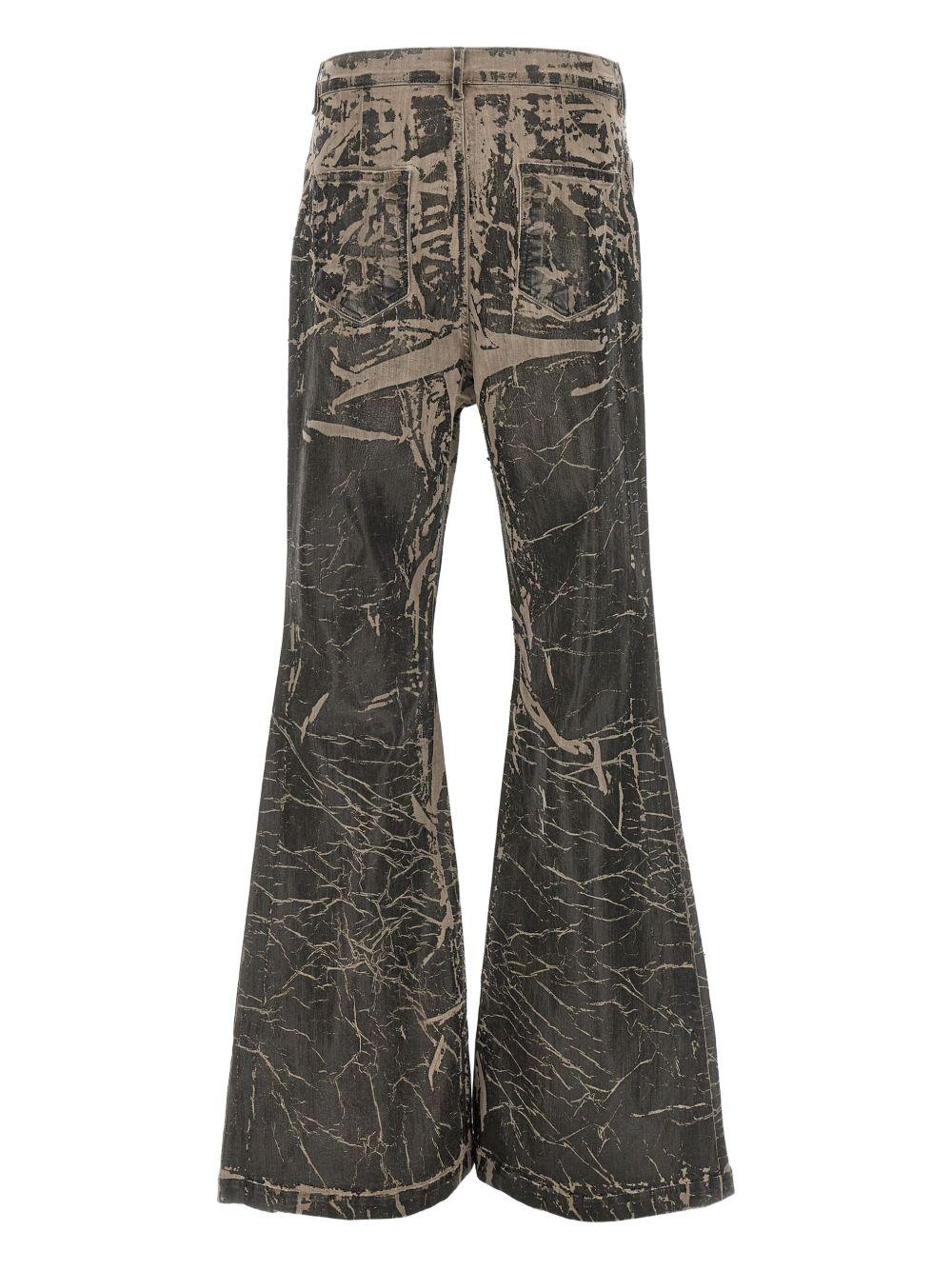 Concordians Bolan Bootcut DU02E7365SDWF 59 BLACK WASHED RICK OWENS DRKSHDW 