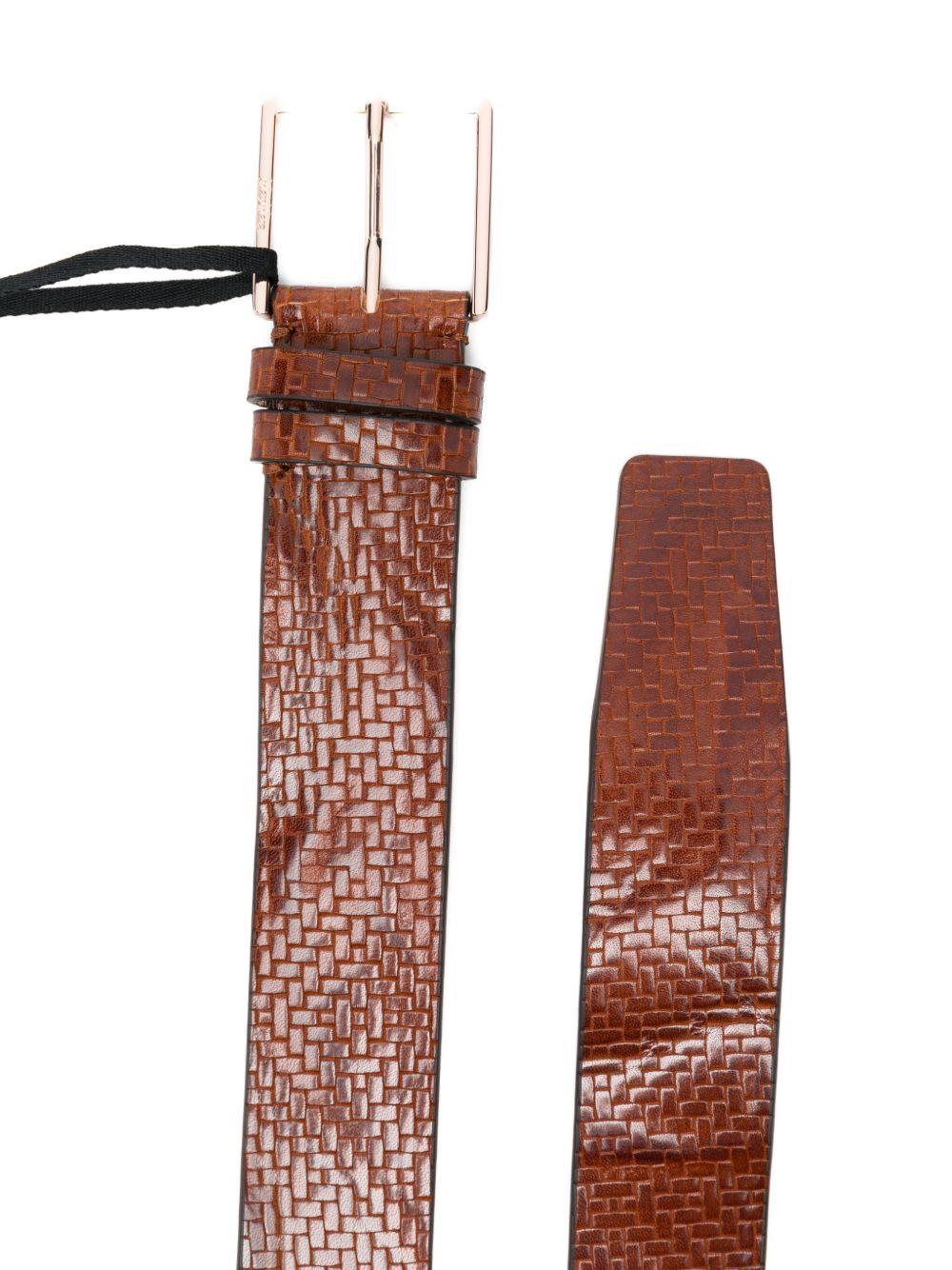 Cintura In Pelle Bovino MXATRINE 001 CUOIO MAX MARA 
