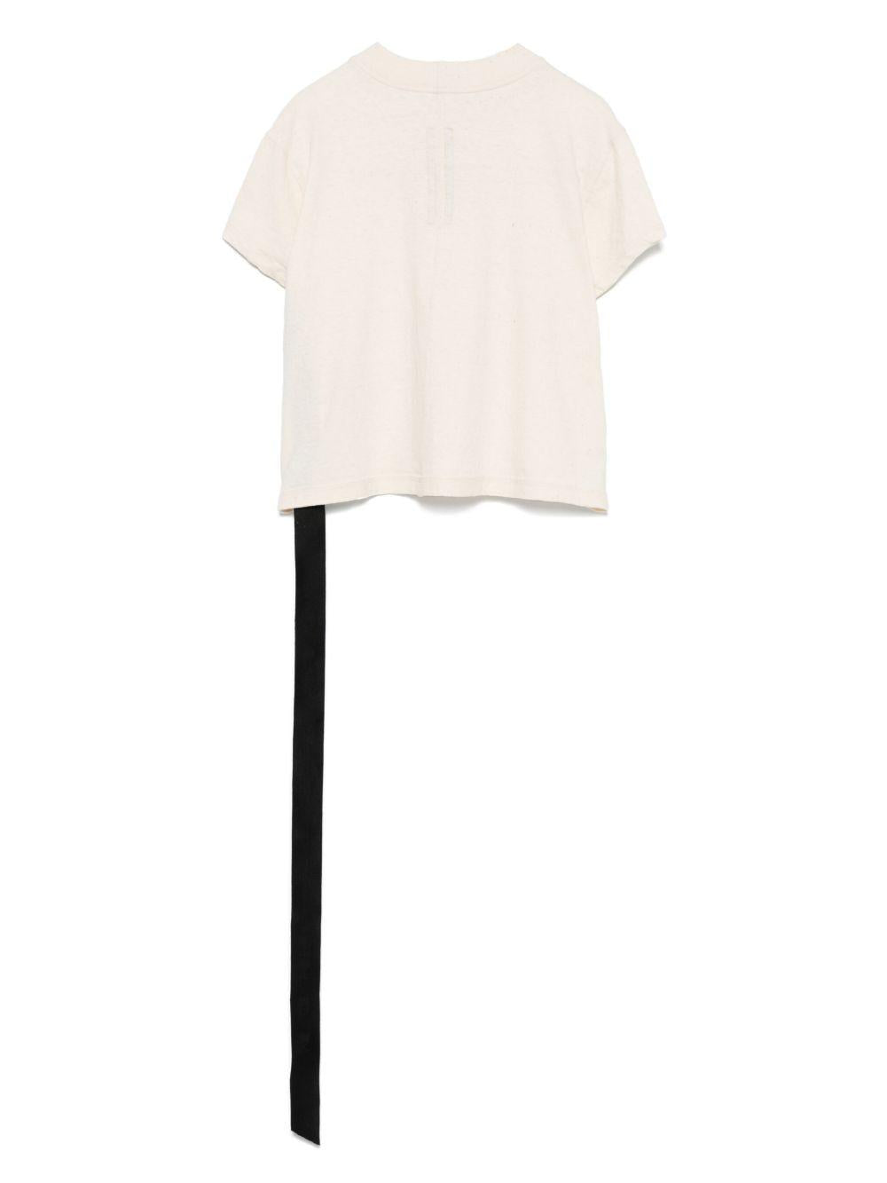 DRKSHDW SS25 Hollywood Cropped Small Level T DS01E3207RNNEP3 2111 NATURAL MILK RICK OWENS DRKSHDW 