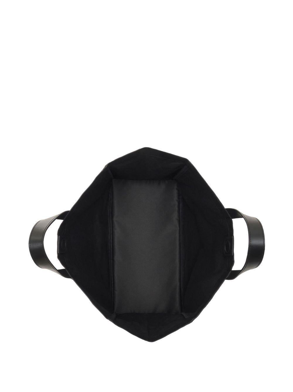 The Large Rio Tote - Black Recycled Leather<BR/><BR/> A132148005 BLACK ANINE BING 