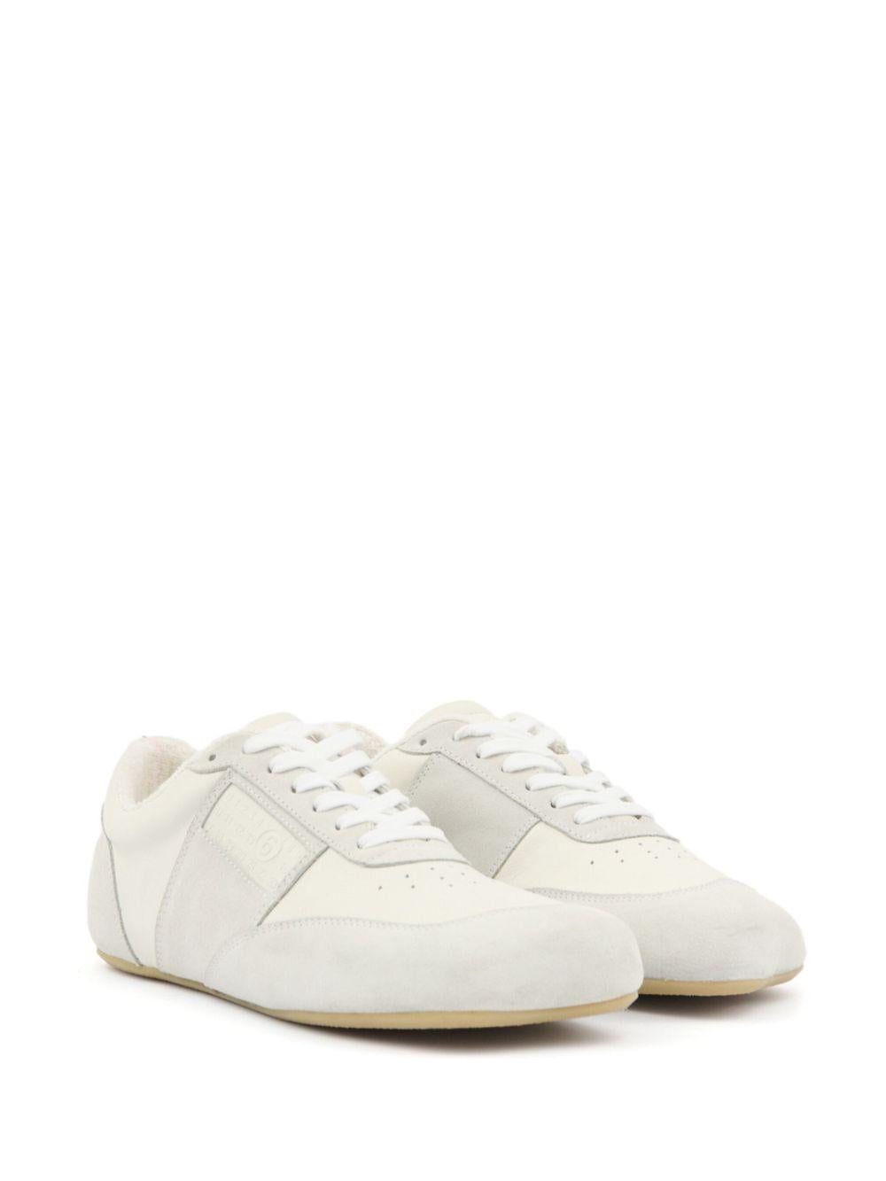 Sneakers anatomiche con numeri impressi<BR/> SH3WS0012P6435 T1003 MM6 MAISON MARGIELA 