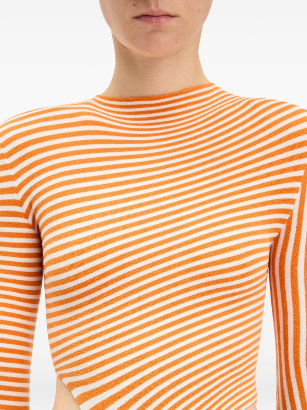 Body Stretch Stampato 2602WPO051K028 0115 WHITE ORANGE JEAN PAUL GAULTIER 