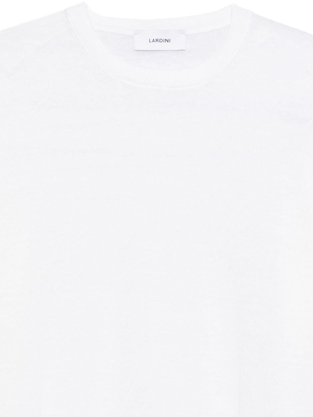 Short-sleeve knitted T-shirt PALMMC76PA66022 100 LARDINI 