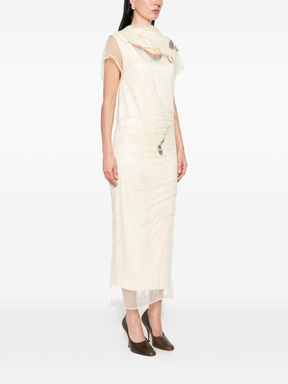 Abito In Tulle Invisibile SPSVIALE 001 GIALLO PASTELLO SPORTMAX 