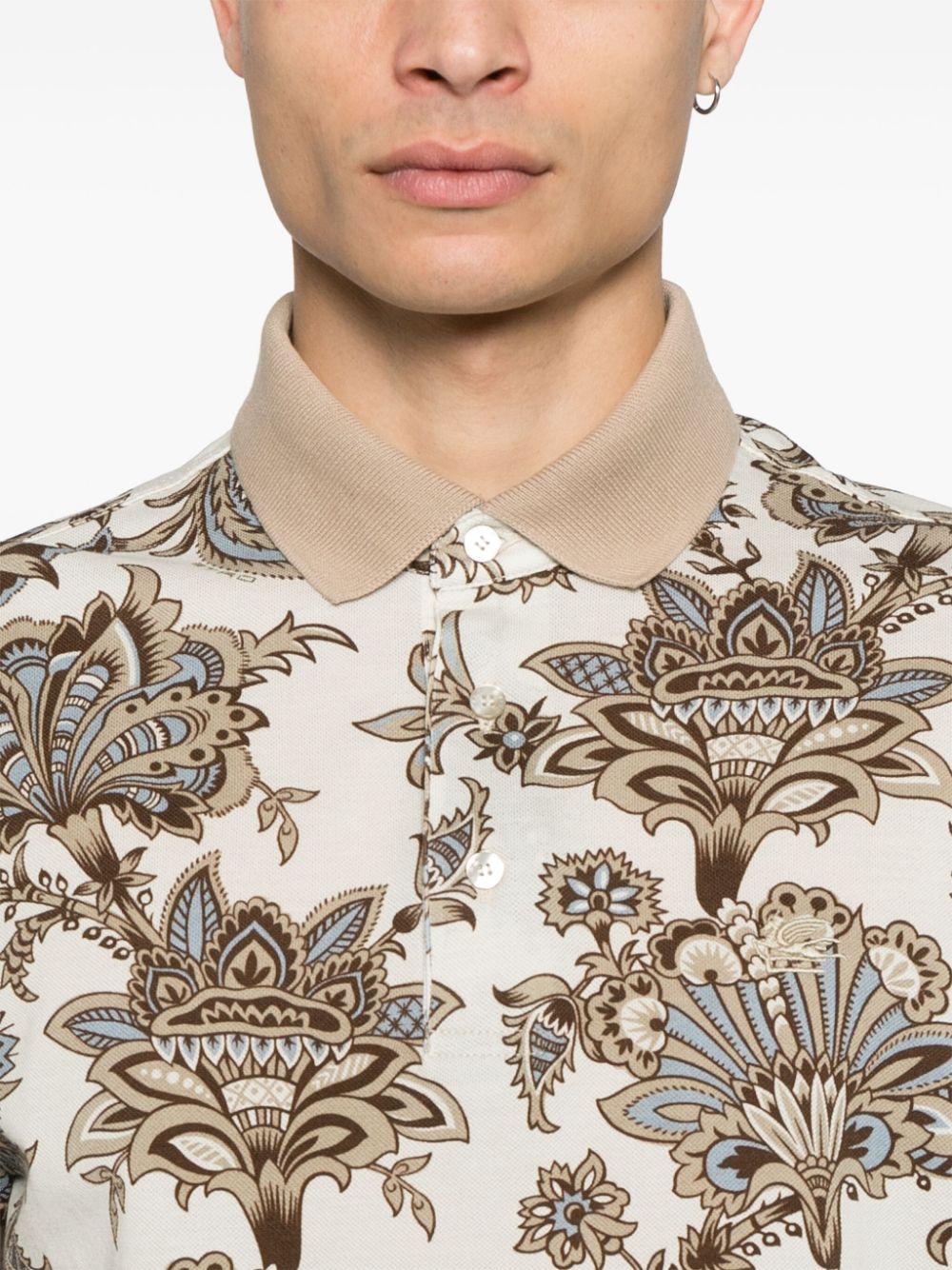 Polo con stampa floreale MRMD0004AK569 X0820 ETRO 