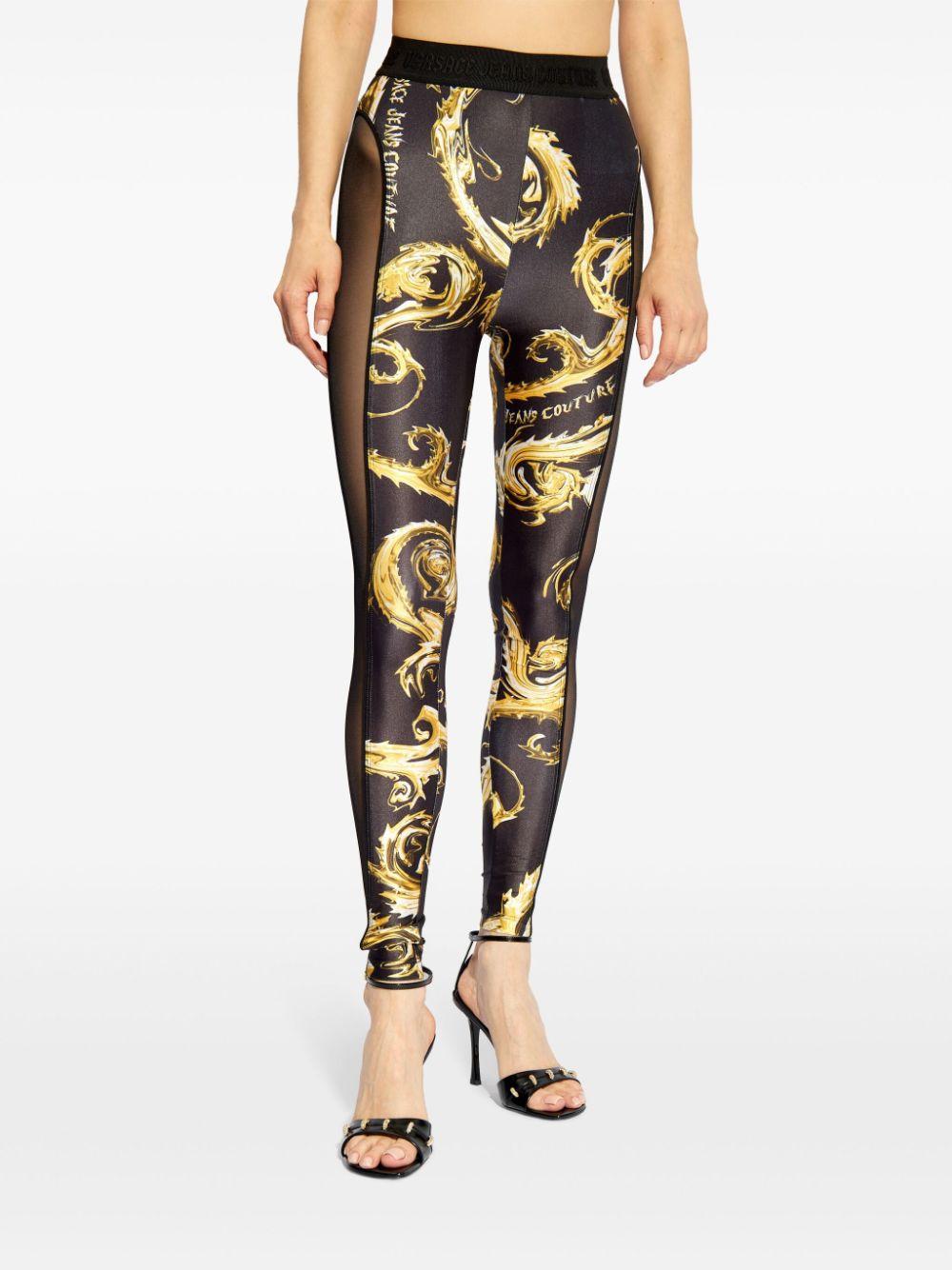  77HAC103JS360 G89 BLACK GOLD VERSACE JEANS COUTURE 