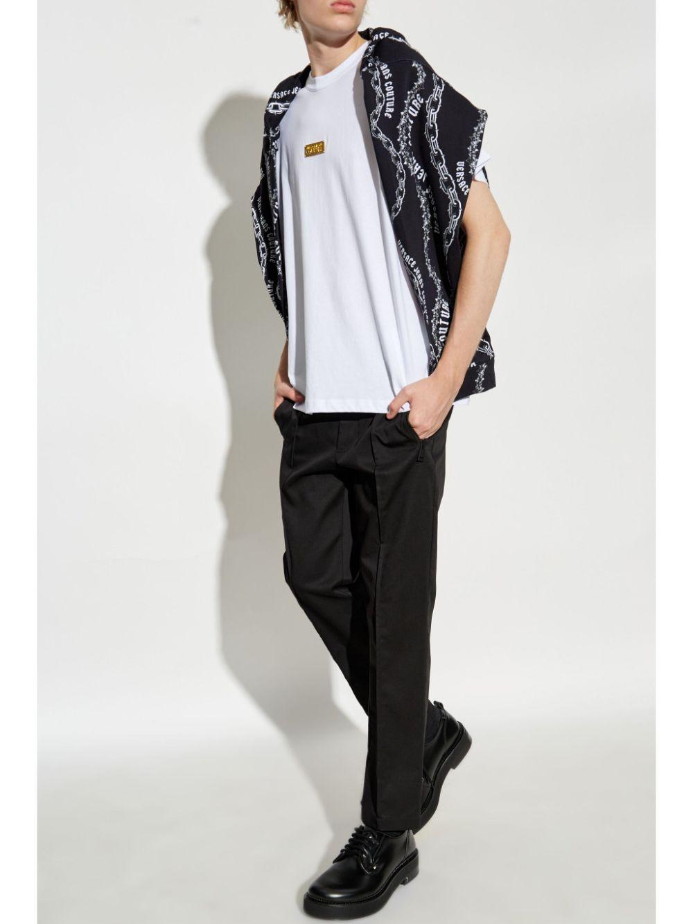  77GAHT08CJ00T 003 WHITE VERSACE JEANS COUTURE 