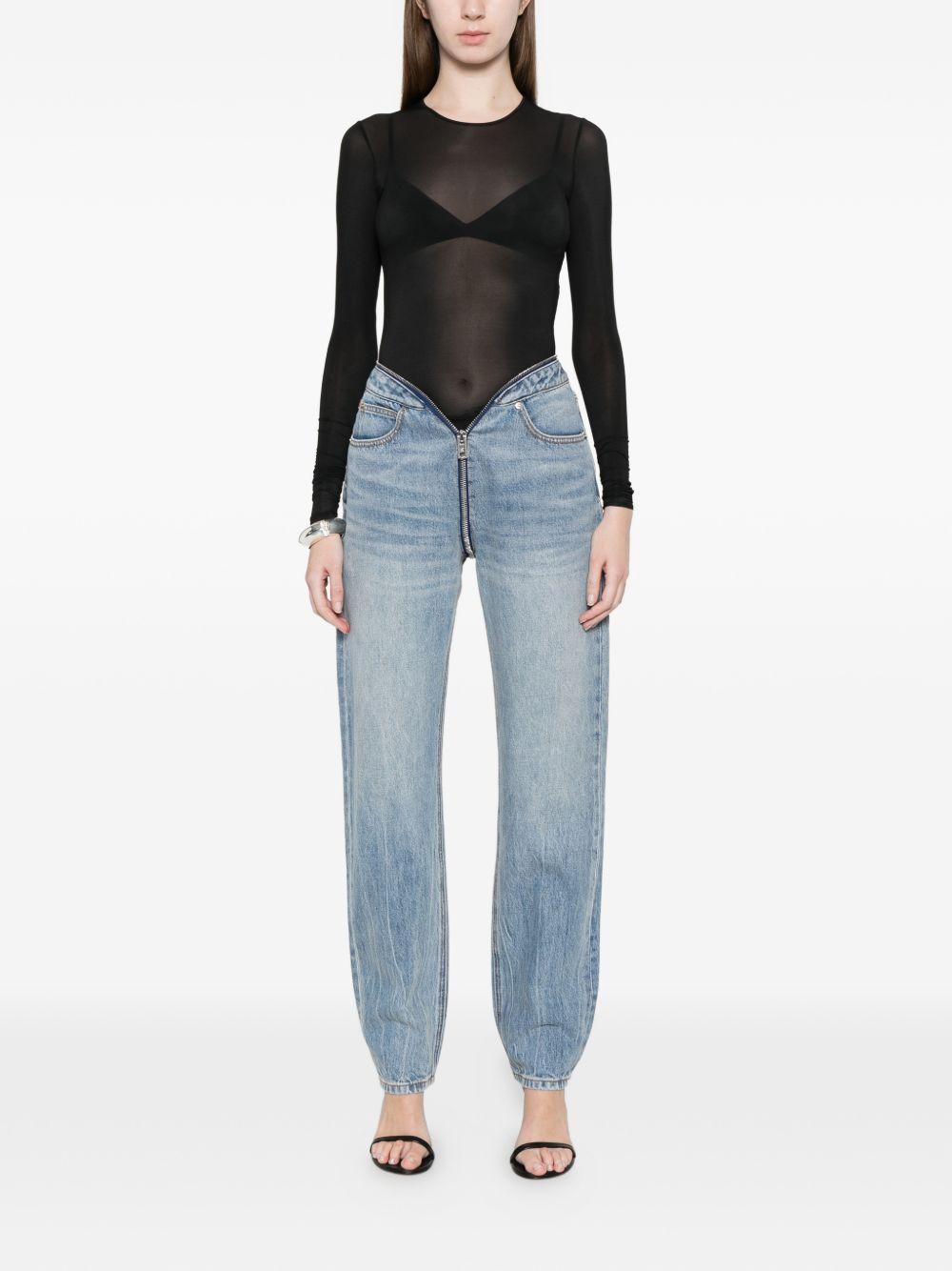 Zip V-Waist Jean 4DC2264984 427D AUTHENTIC LIGHT ALEXANDER WANG 