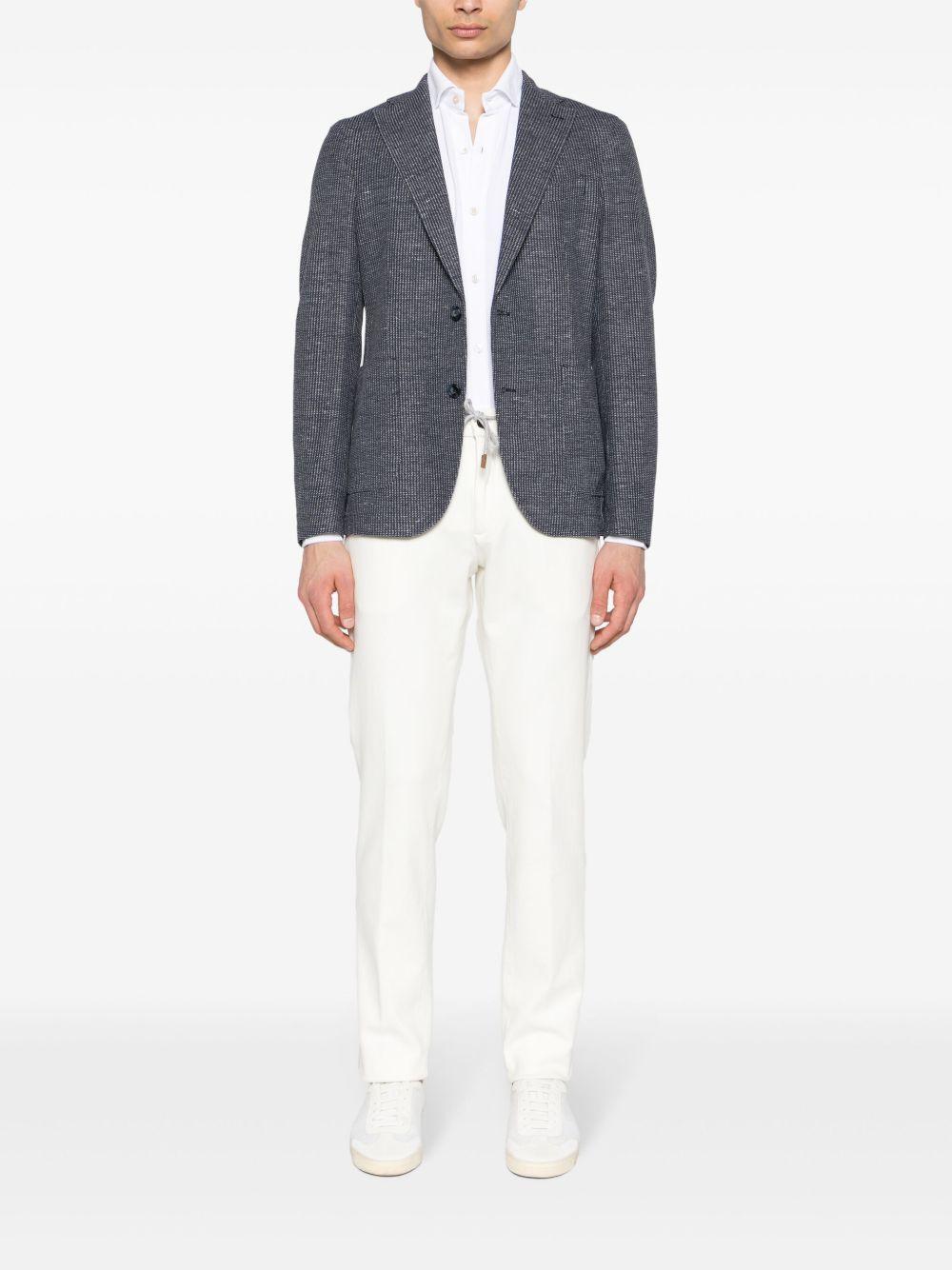 Pantaloni affusolati con coulisse X75PANB21PAN28031 01A BIANCO ELEVENTY 