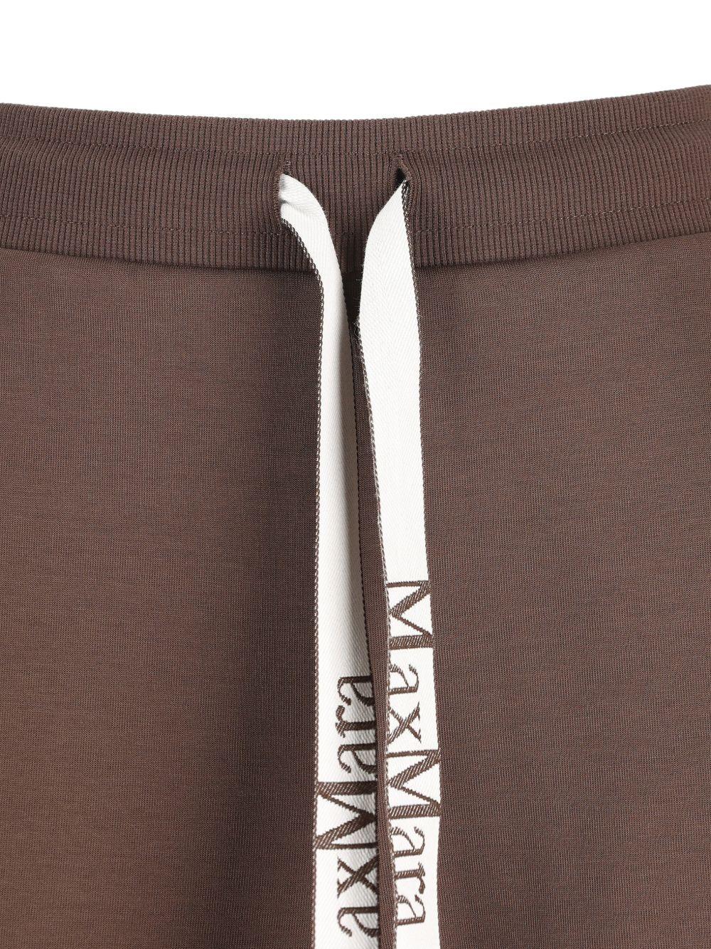 Pantaloni In Jersey Double SMMBALI 004 CHOCOLATE S MAX MARA 