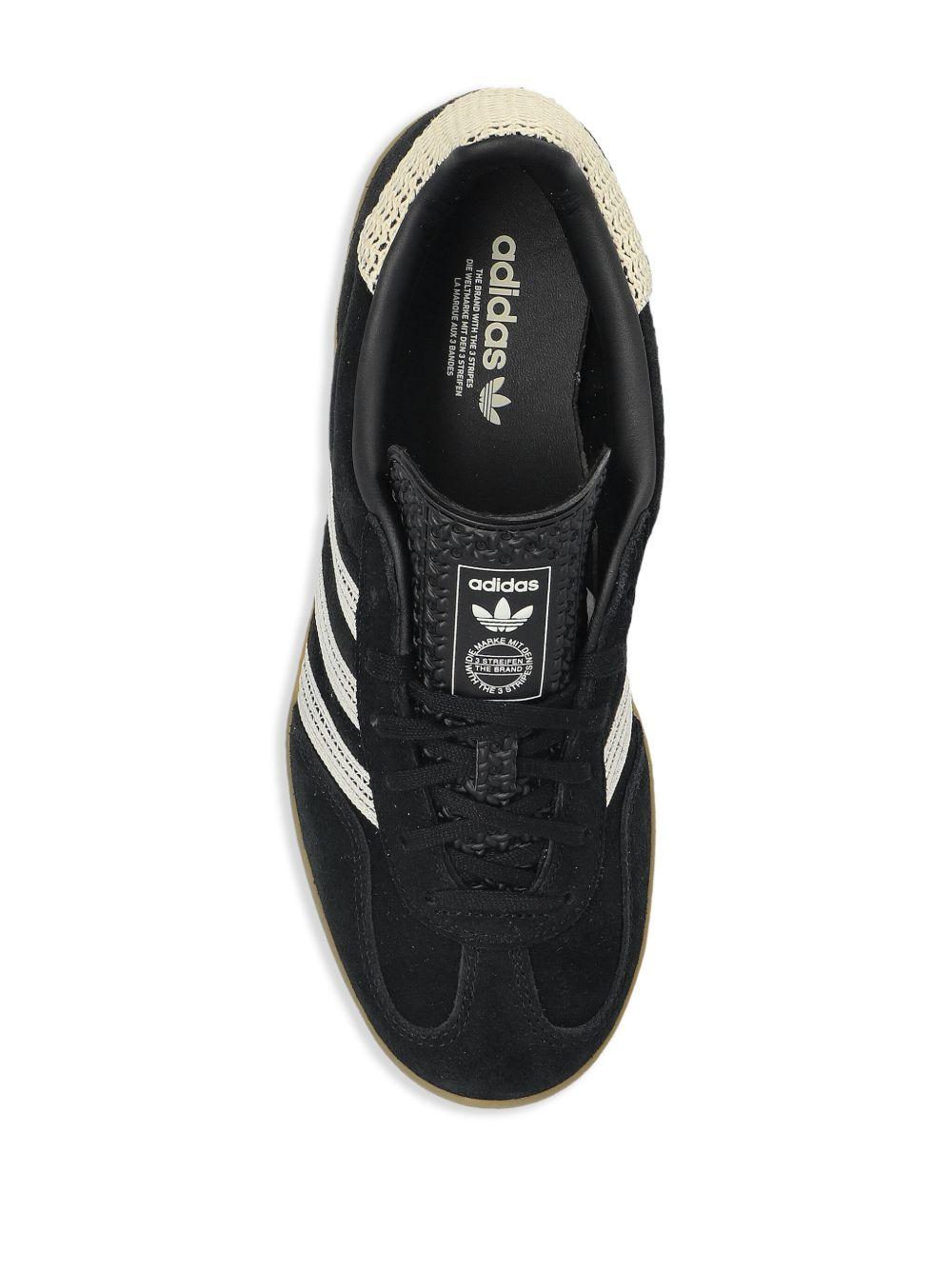 Gazzelle Indoor Sneakers JI2755 BLACK WHITE ADIDAS ORIGINALS 