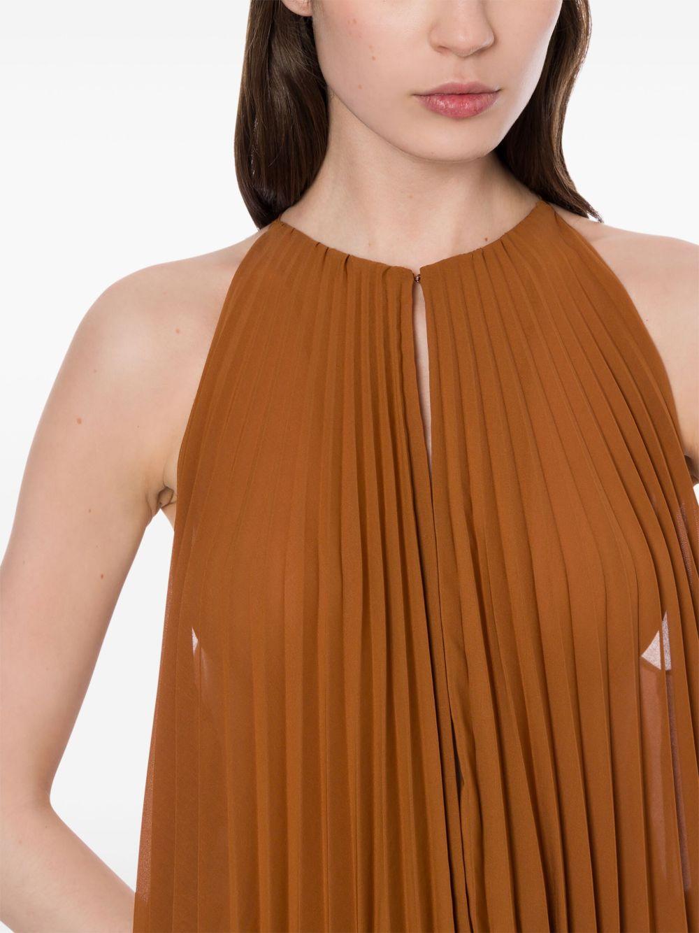 Abito senza maniche plissettato A04092121 100 PHILOSOPHY DI LORENZO SERAFINI 