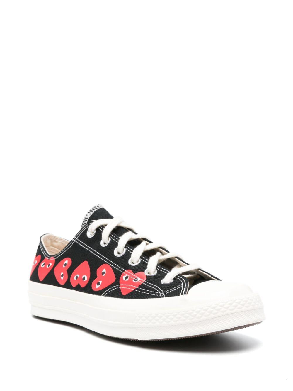  P1K126 1 BLACK COMME DES GARCONS PLAY X CONVERSE 