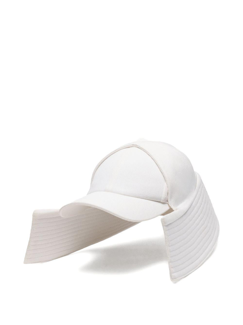 Denim Drill Bob Marine Hat 2602UAC114W088 01 WHITE JEAN PAUL GAULTIER 