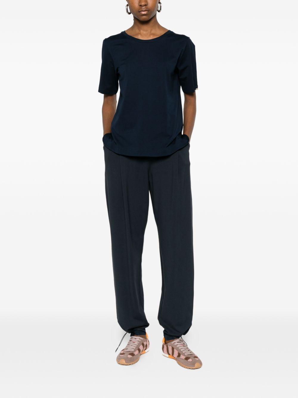 T-shirt in Superfine Cotton Stretch JG000325D52003 9200 BLUE NAVY HERNO 