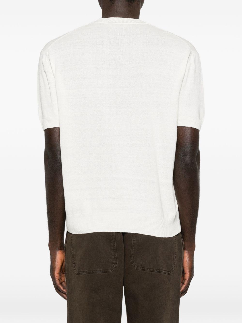 T-shirt over con tasca cotone crepe A023F600 1102 PAOLO PECORA 