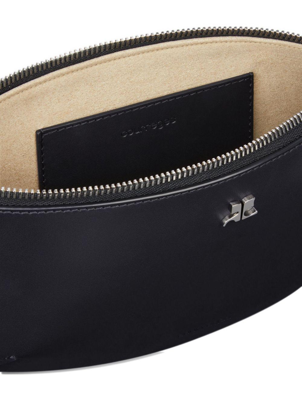 Holy Eclipse Leather Bag 325GSA190CR0065 9999 BLACK COURREGES 