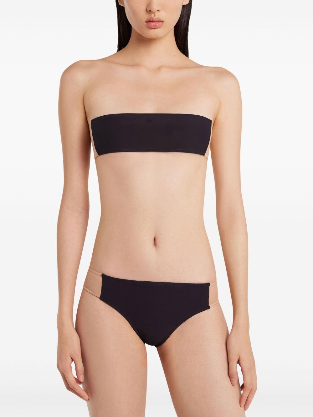 Illusion Bikini 225JMB047PA0127 9999 BLACK COURREGES 