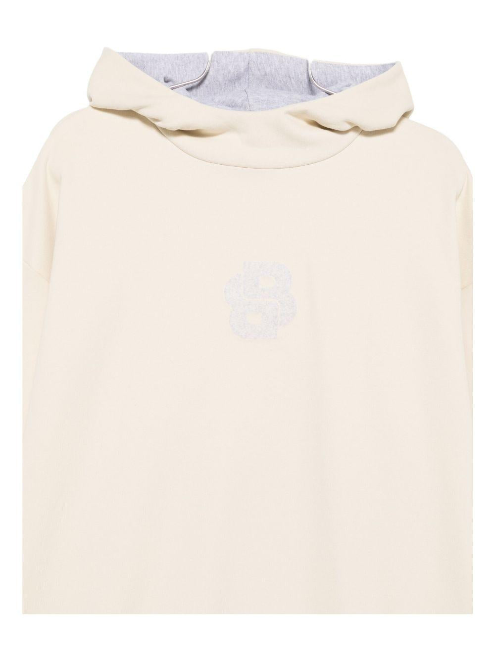 Felpa con cappuccio 50549105 131 OPEN WHITE BOSS 