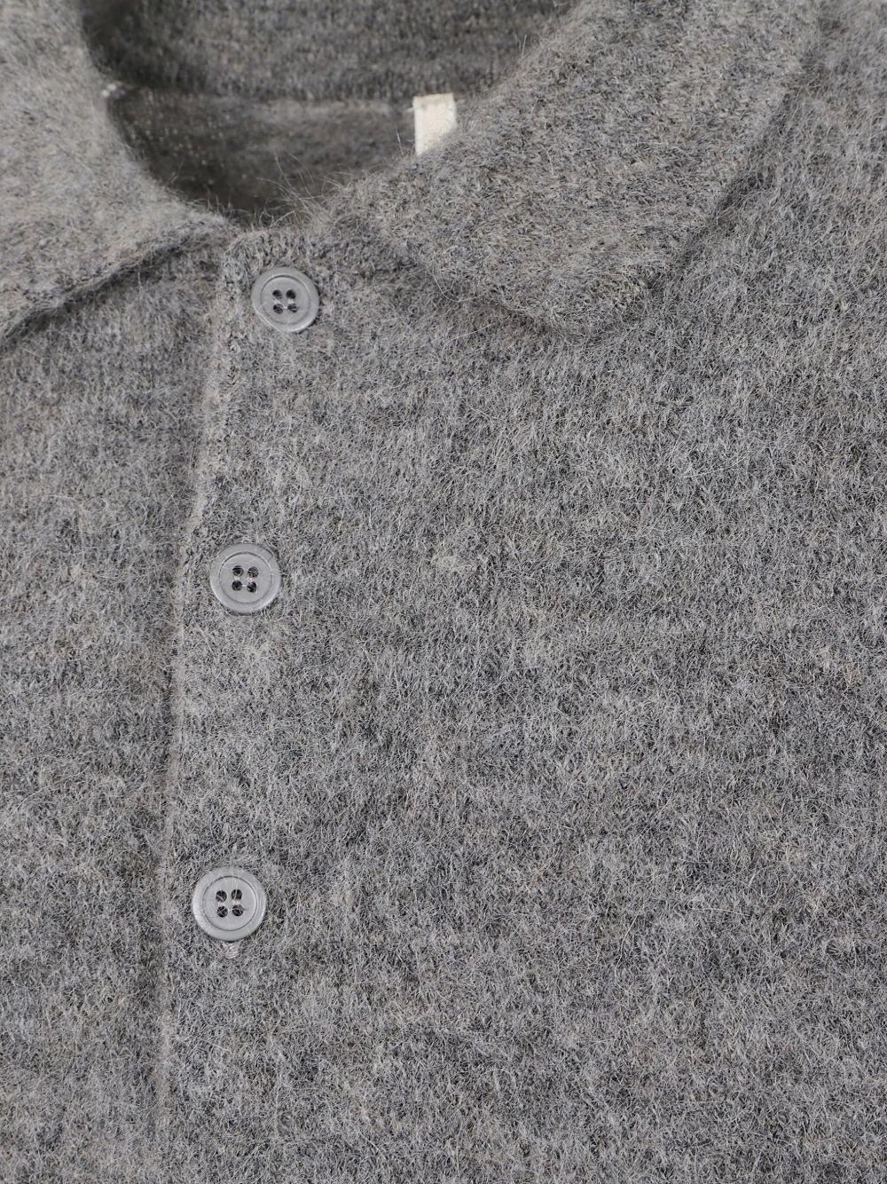 Mohair Polo - Grey 3074 950 GREY MELANGE SUNFLOWER 