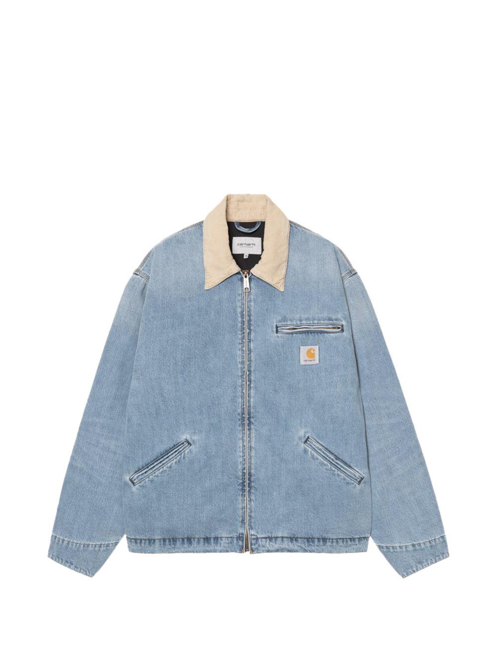 OG Detroit Jacket 'Camano' Denim I036593 2XNUR BLUE DUSTY BROWN CARHARTT WIP 