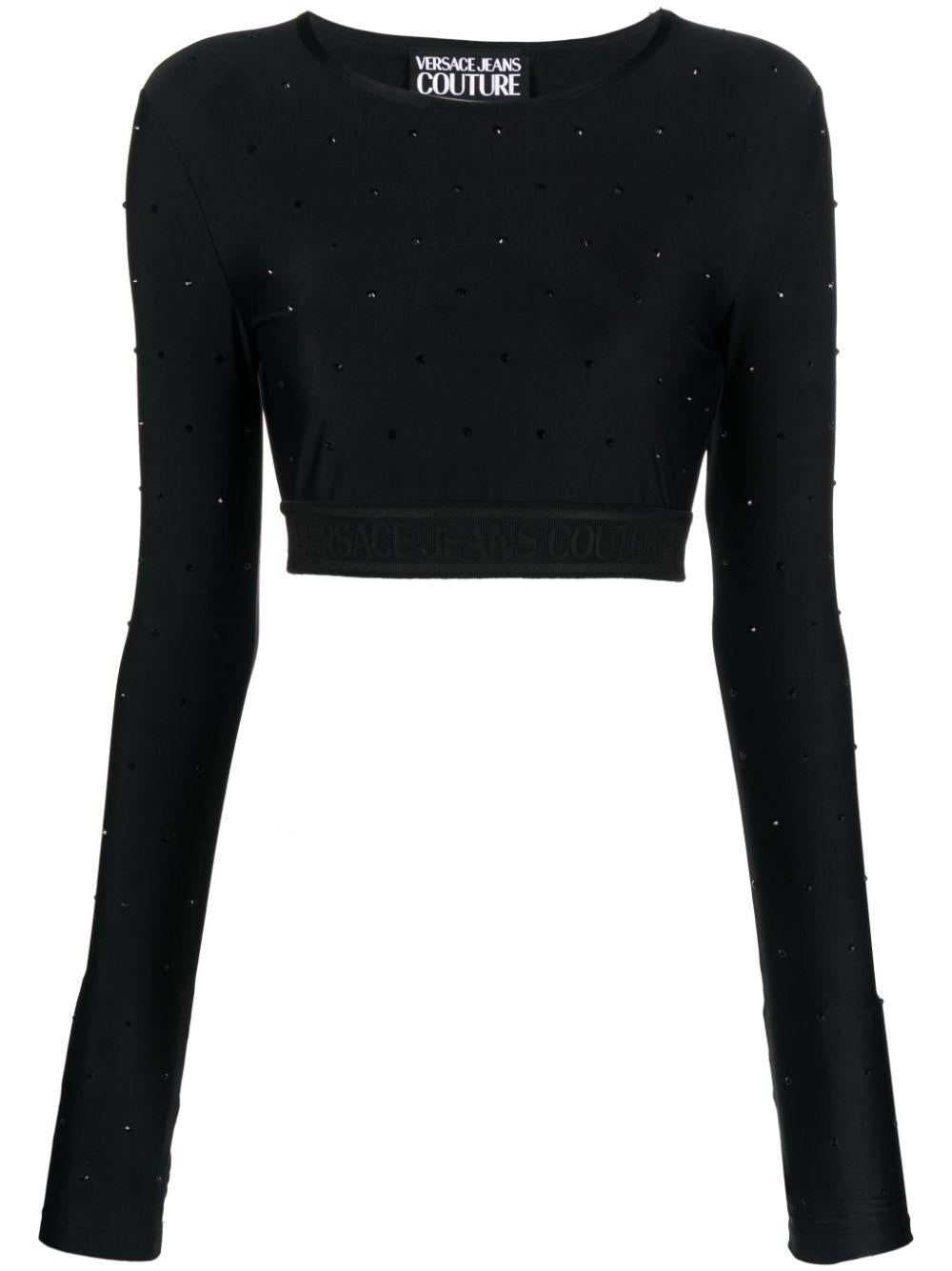  76HAHE05CJXXE 899 BLACK VERSACE JEANS COUTURE 