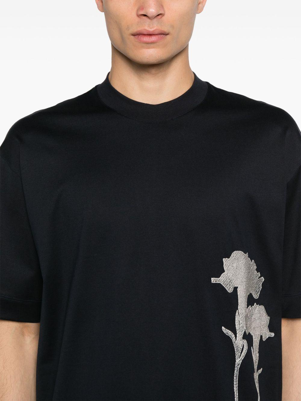 T-shirt con ricamo EM001026AF13669 MB246 EMPORIO ARMANI 