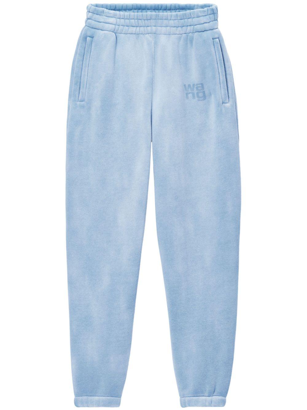 Puff logo sweatpants 4CC3244403 450B WASHED PALE BLUE ALEXANDER WANG 