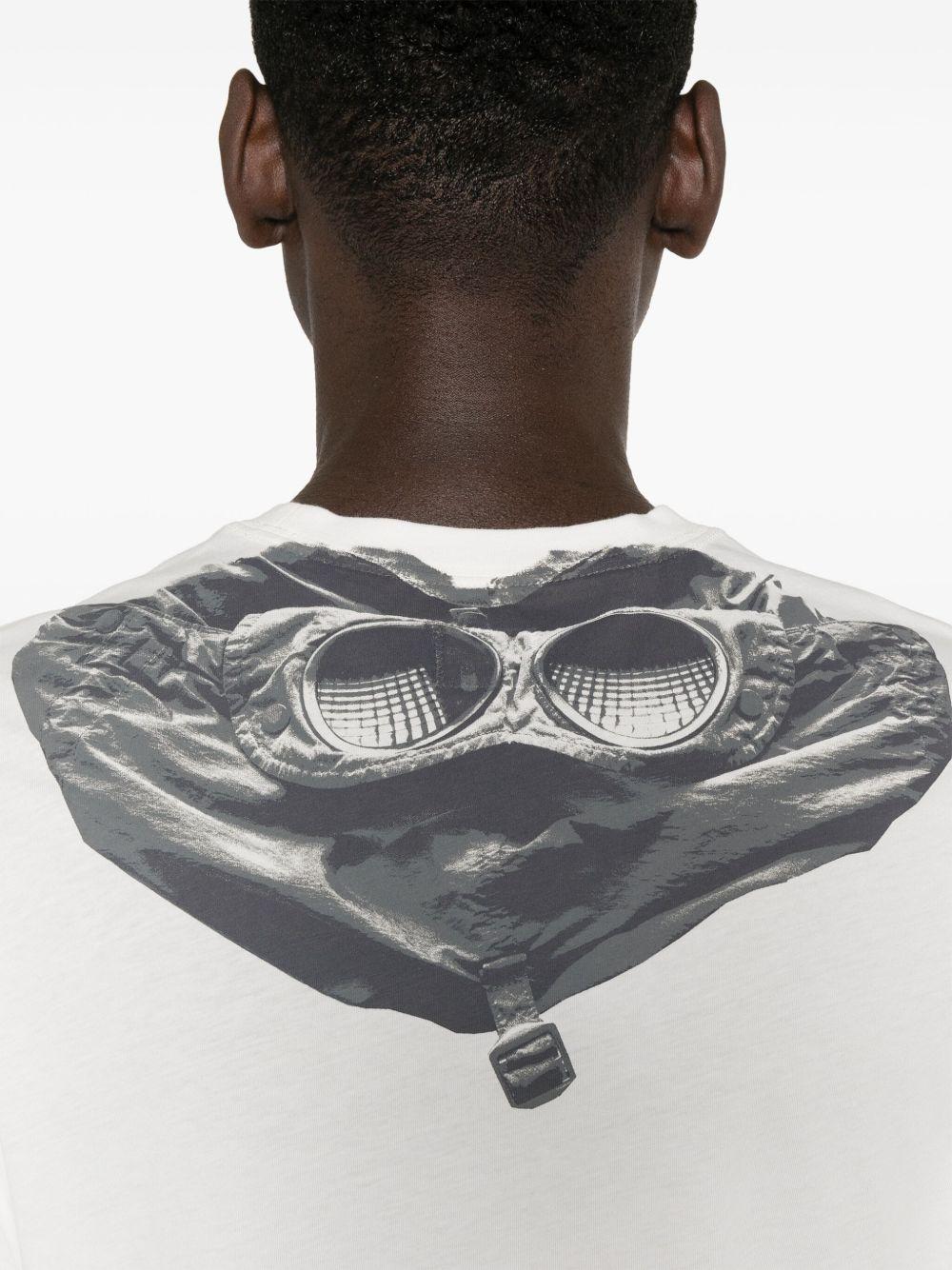 30/1 Jersey Back Goggle T-Shirt 18CMTS030A005100W 103 GAUZE WHITE CP COMPANY 