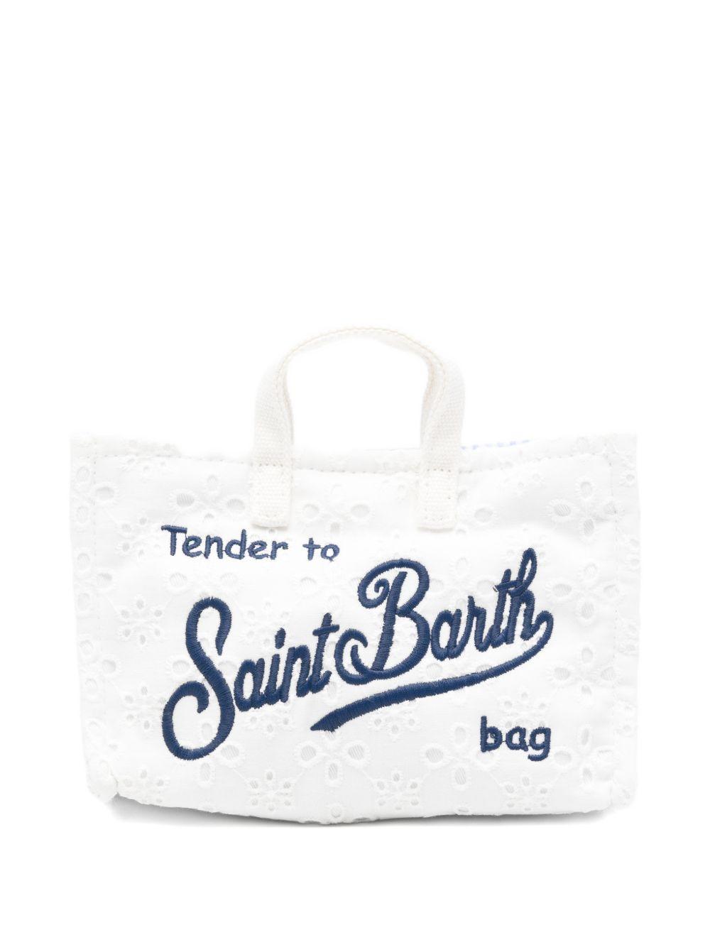 Phone Bag bianco sangallo PHONE01200238L WHITE MC2 SAINT BARTH 