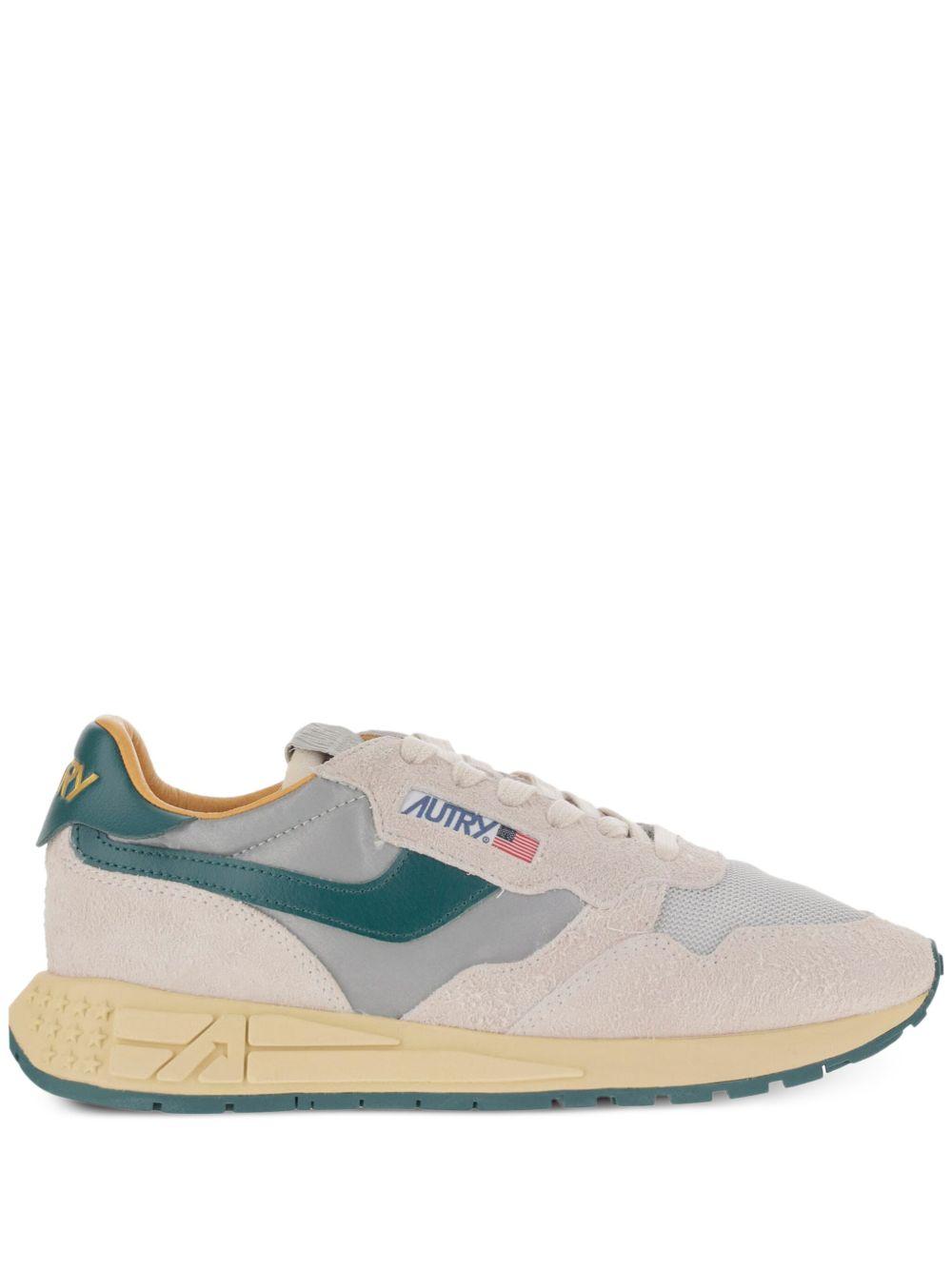 Reelwind Low sneakers in nylon and suede WWLMRL07 SILVER MOUNT AUTRY 