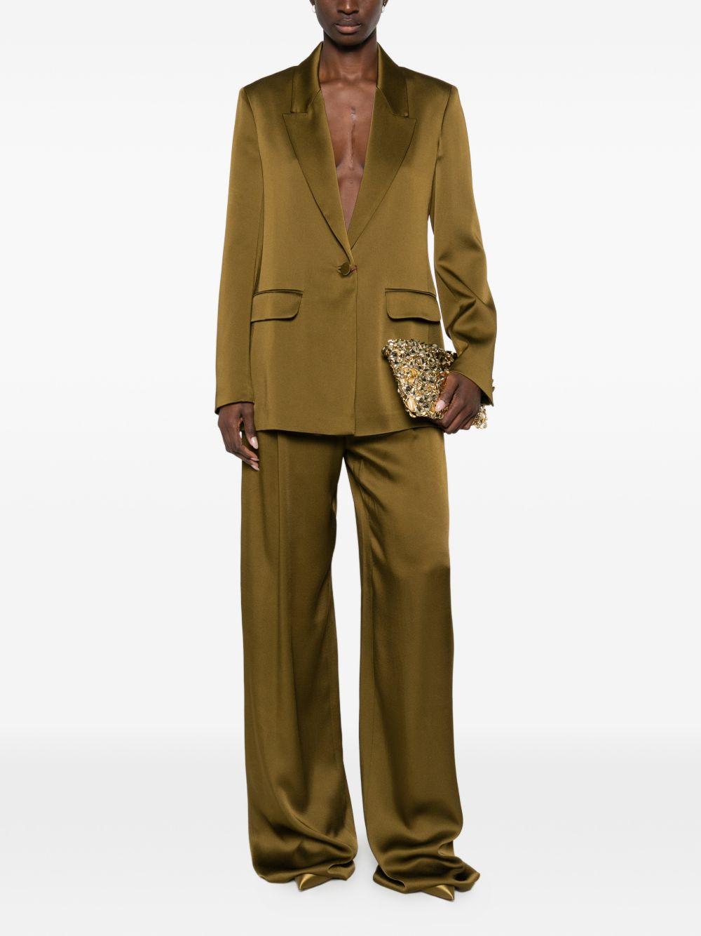 Completo In Enver Satin Crepe Lucido MSEALBINO 056 olio MAX MARA STUDIO 