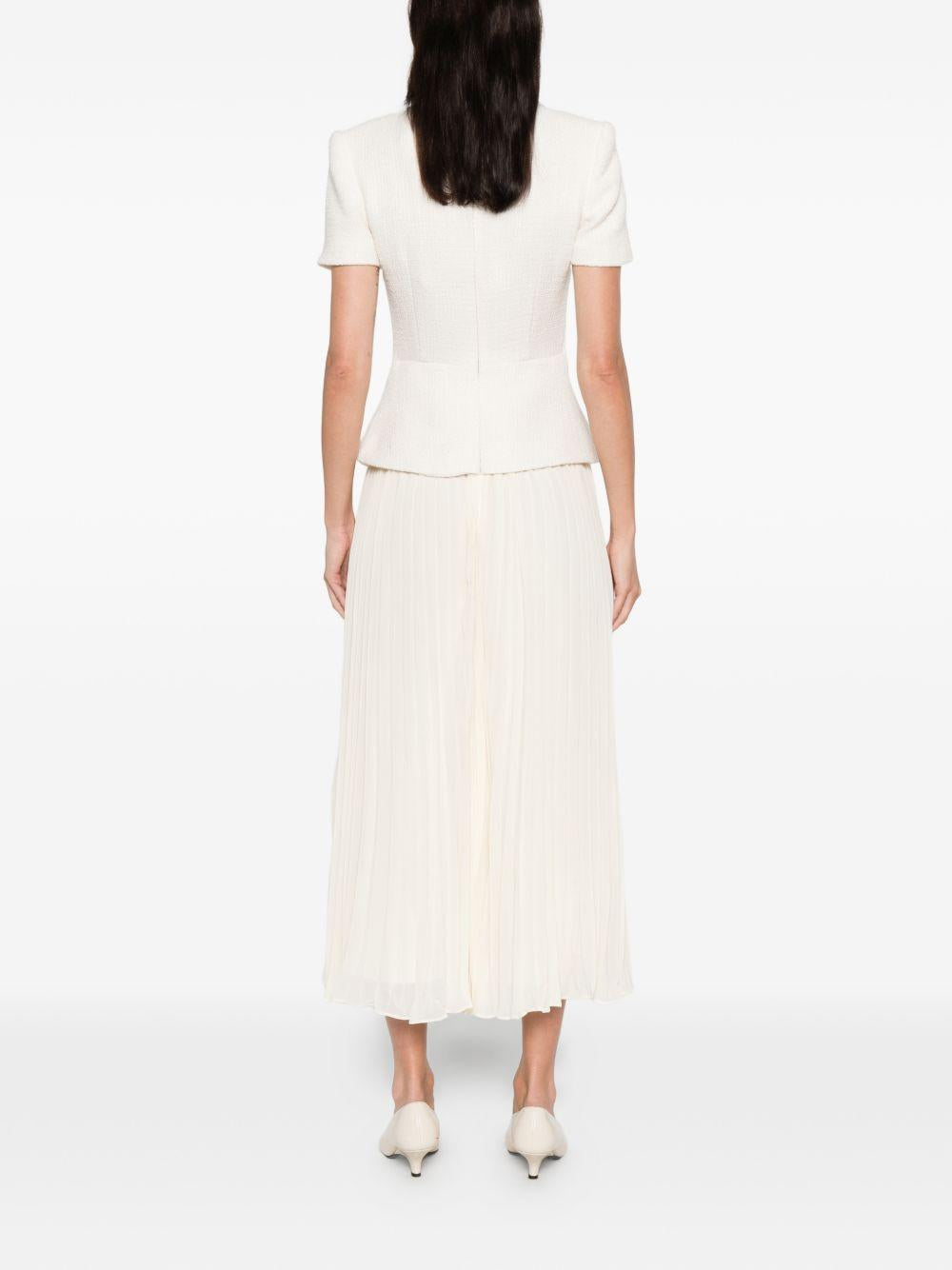 Abito Midi In Bouclè RS26161MBC CREAM SELF-PORTRAIT 