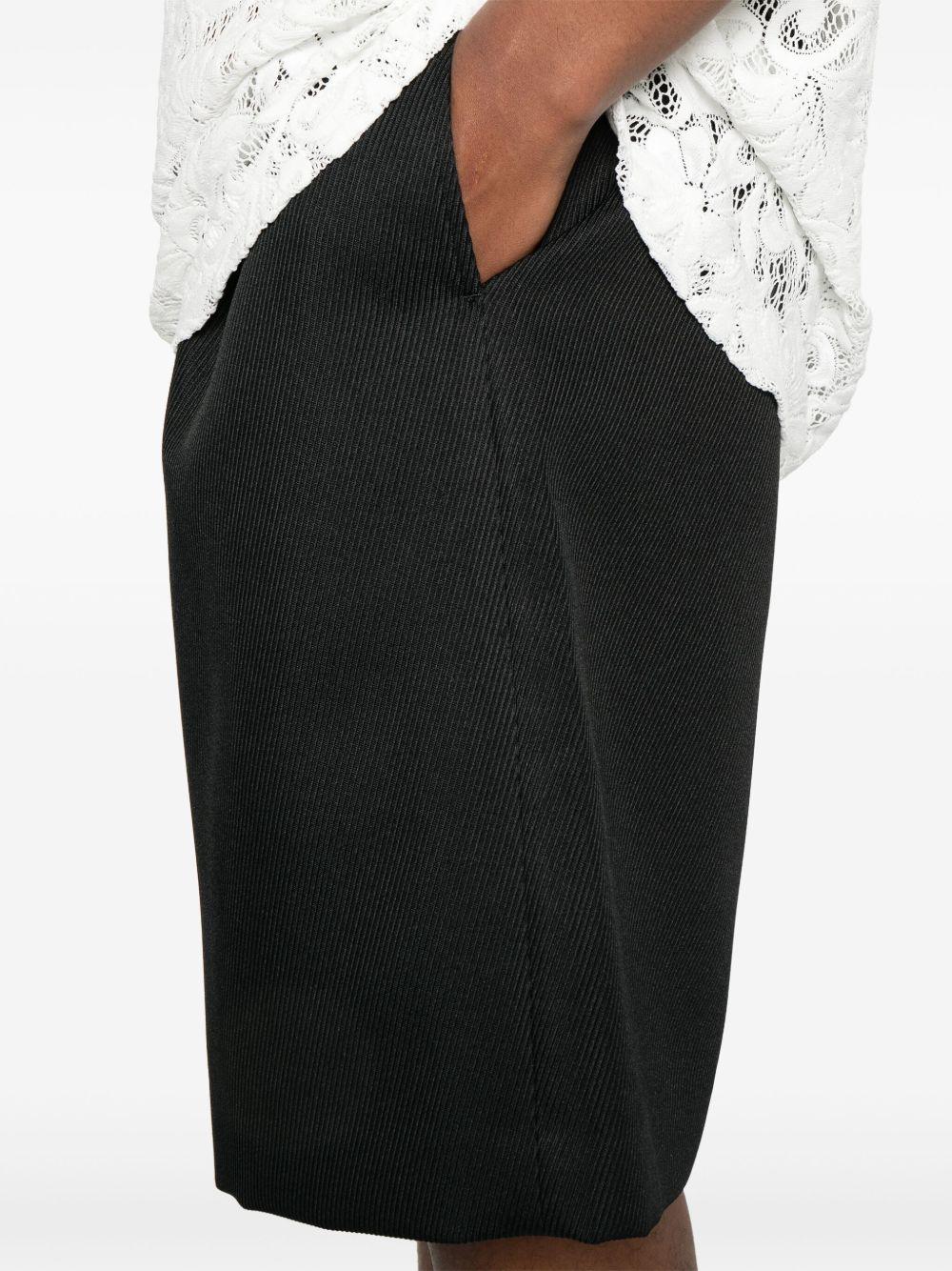 Twill Shorts POP027 1 BLACK COMME DES GARCONS HOMME PLUS 