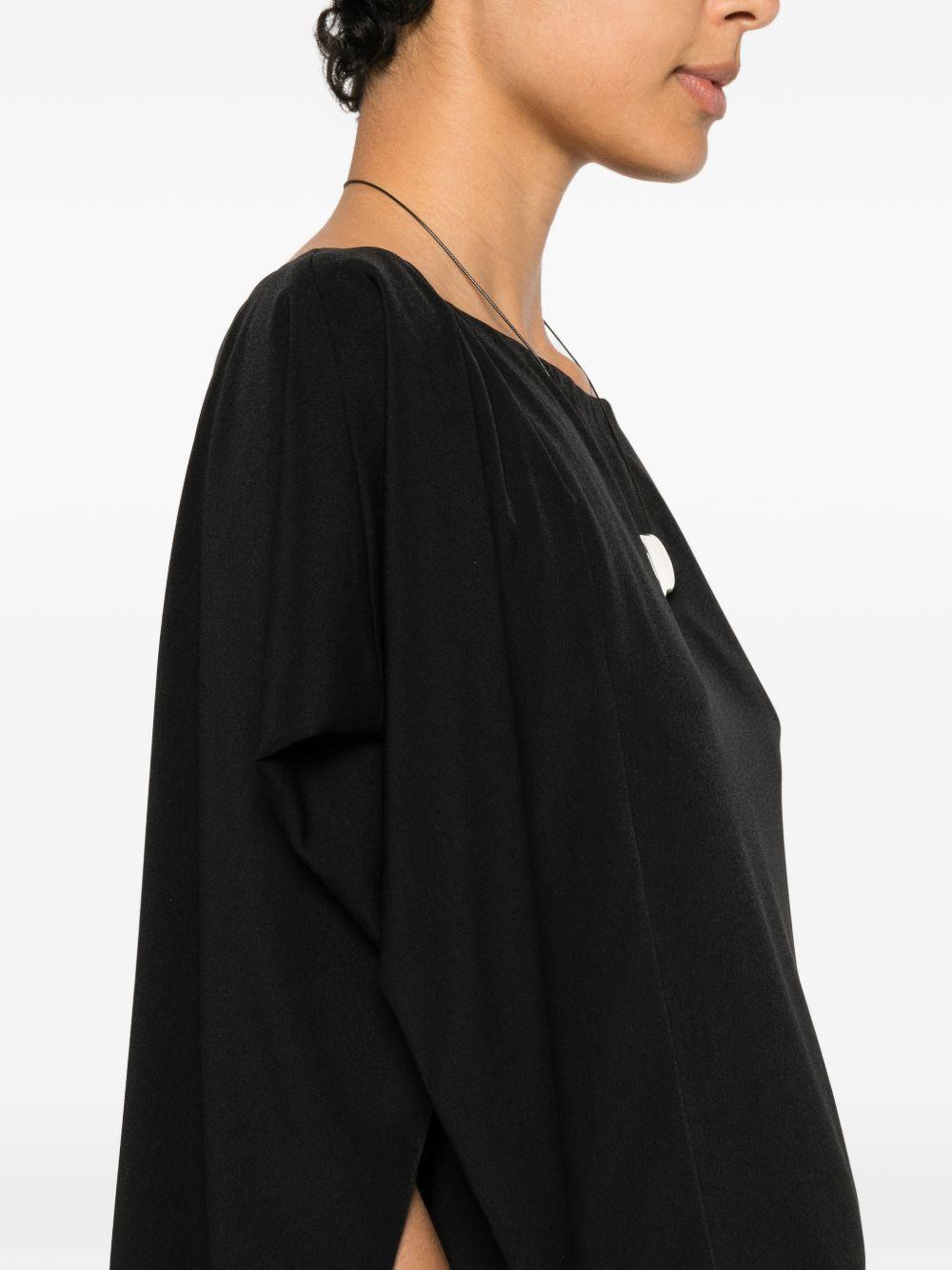 Loose Flowy Dress DUNES3078 900 BLACK DRIES VAN NOTEN 