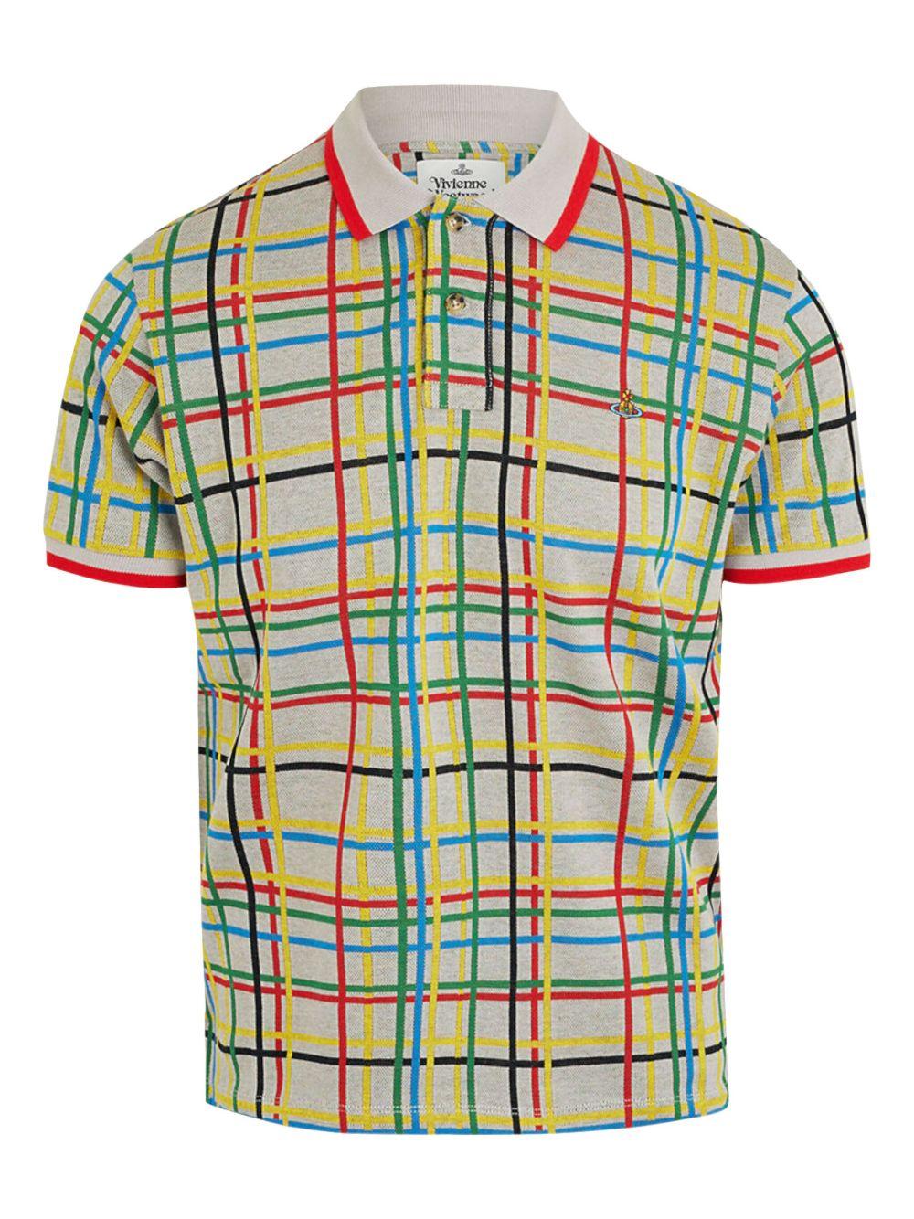 Checked polo shirt 2H01000IJ009E O212 MULTI VIVIENNE WESTWOOD 