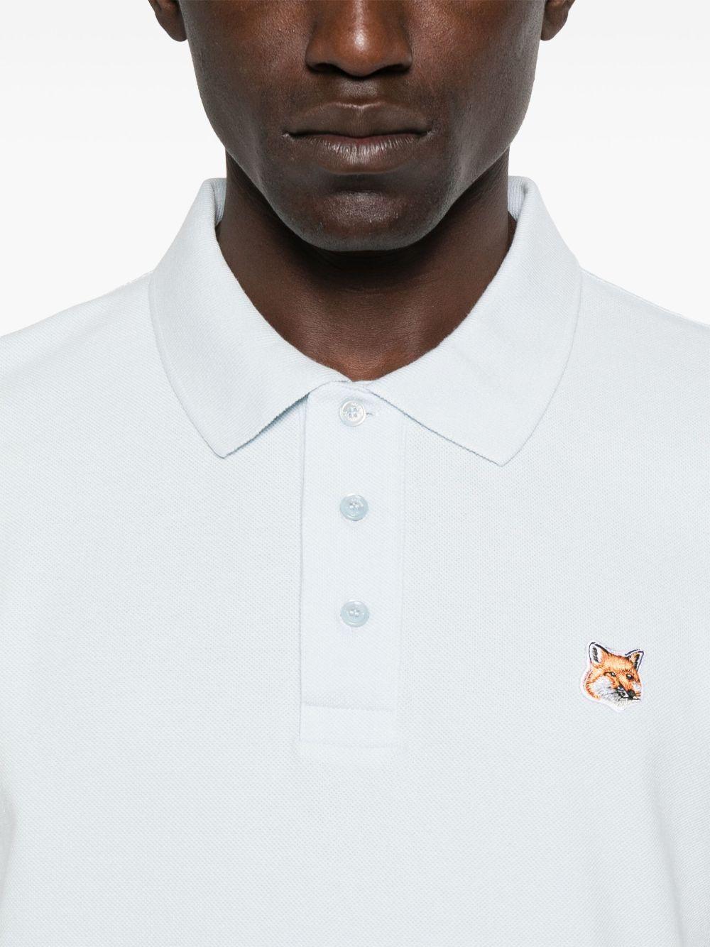 Fox Head Patch Regular Polo LM00208KJ7002 P476 INK BLUE MAISON KITSUNE 