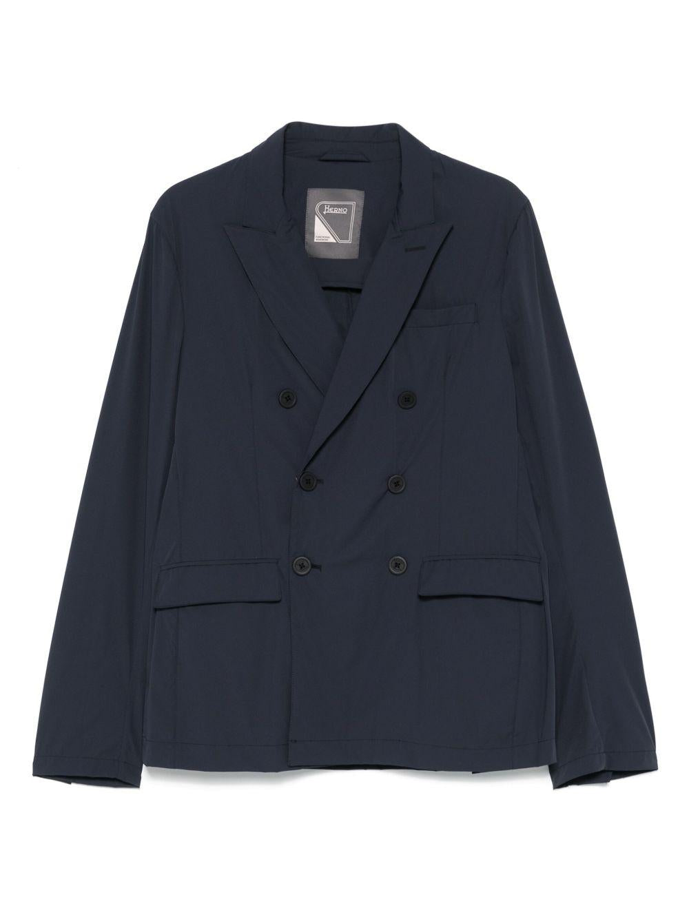 Blazer doppiopetto GA000183U12803Z 9201 BLUE HERNO 