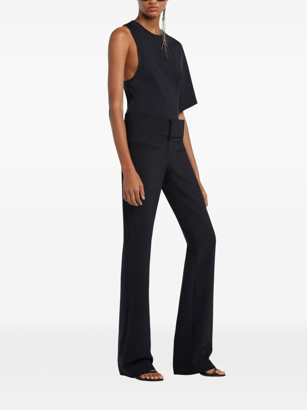 Scuba One-sleeve T-Shirt 225JTS201JS0107 9999 BLACK COURREGES 