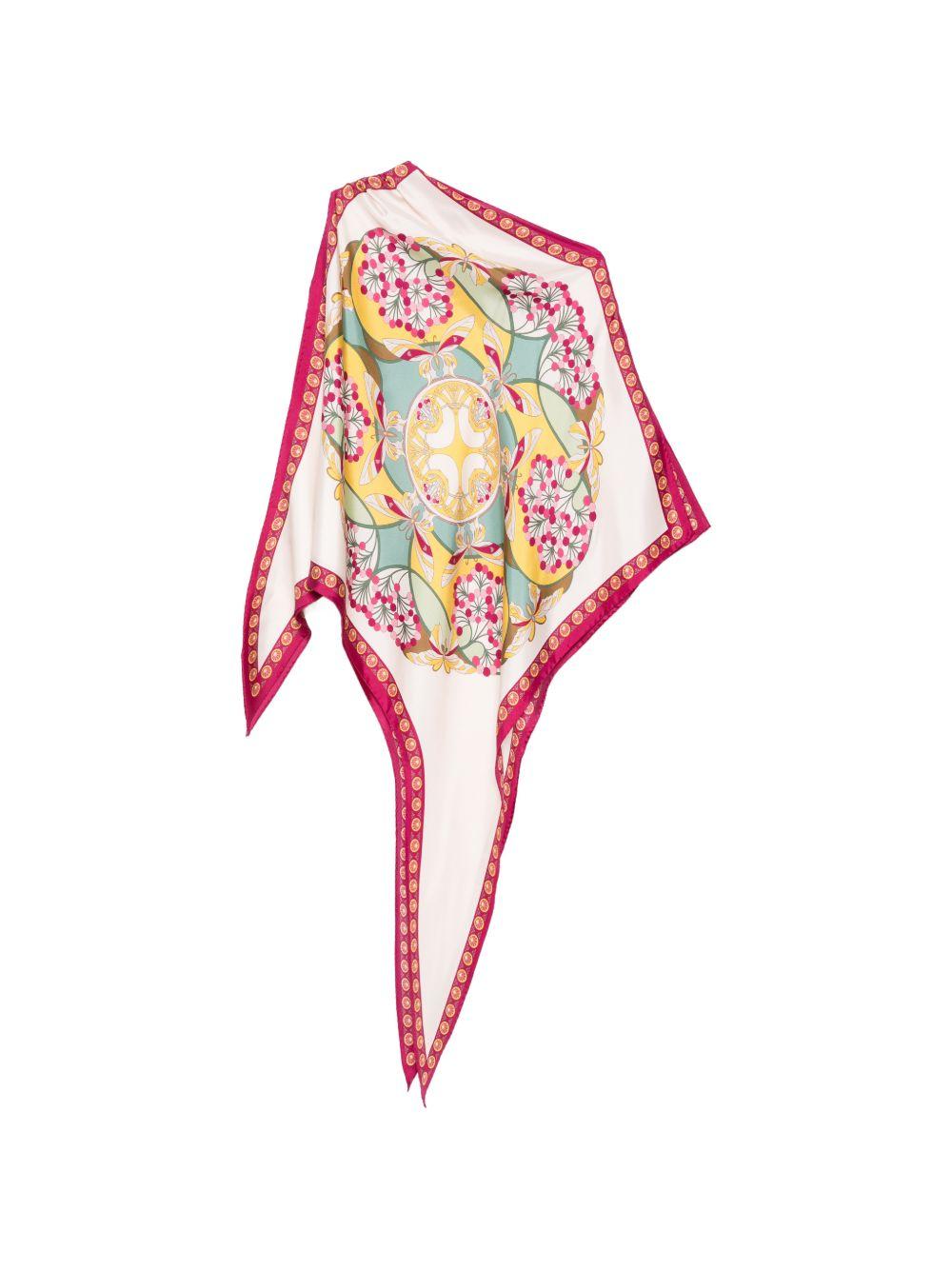Full-On Foulard SCA0096SIL029FLO08 PI03 FLORETTE PLACEE LA DOUBLEJ 