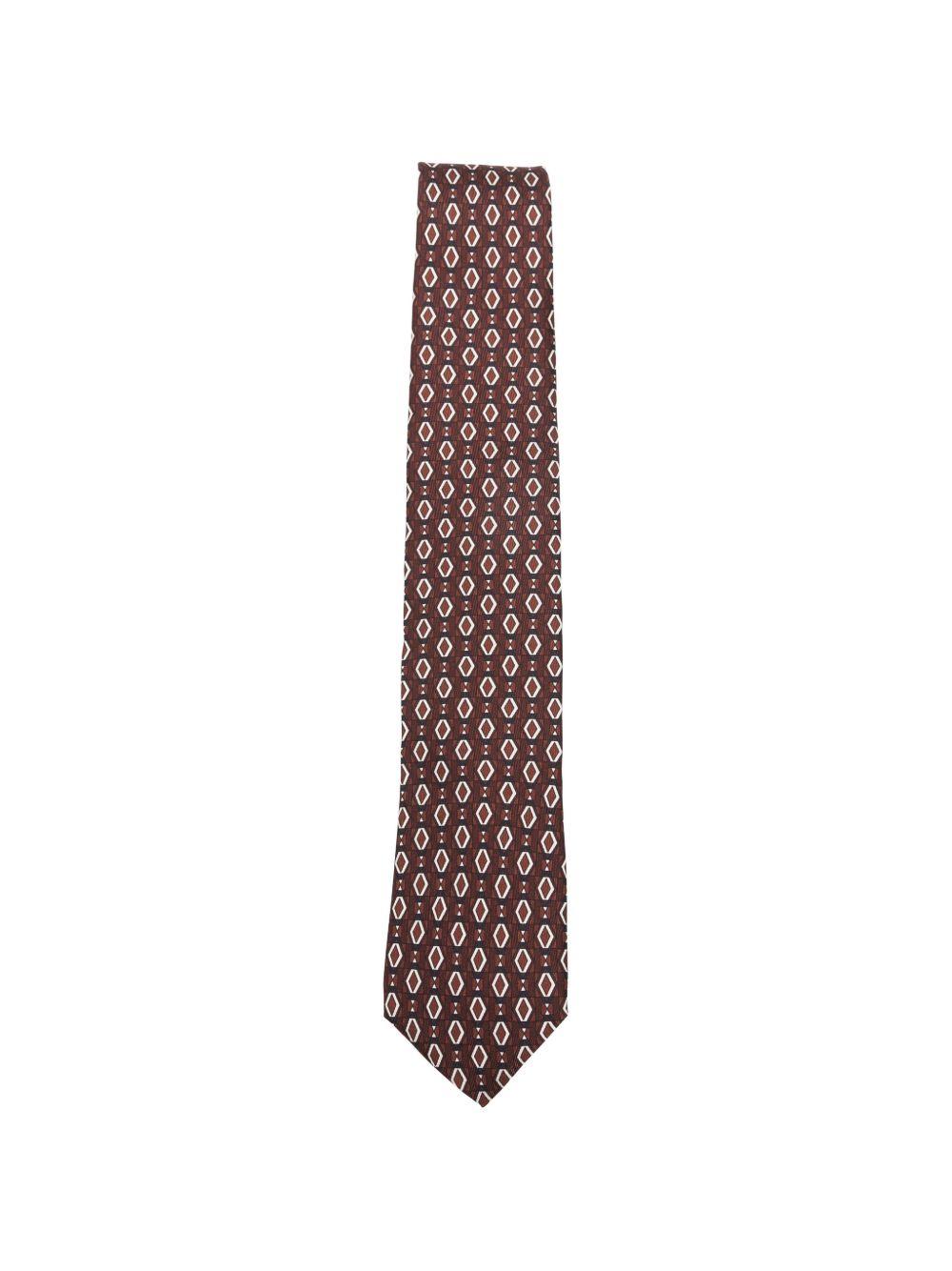 Cravatta con motivo geometrico PACRC7PA66109 450 LARDINI 