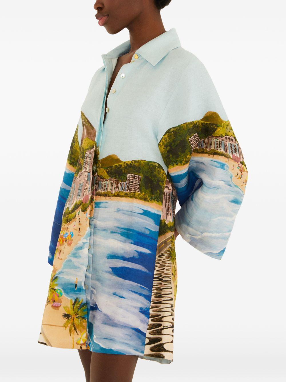 Kimono Copacabana Beach Multicolor 348994 26025 COPACABANA FARM RIO 