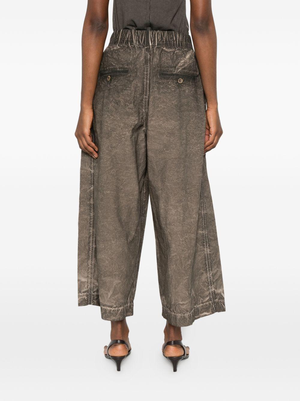 Poetic Pleated Pants UP3021 UW860 GREY BROWN UMA WANG 