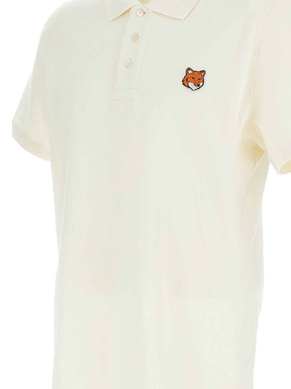 Polo a maniche corte PM00209KP0002 0063 NOBLE BEIGE MAISON KITSUNE 