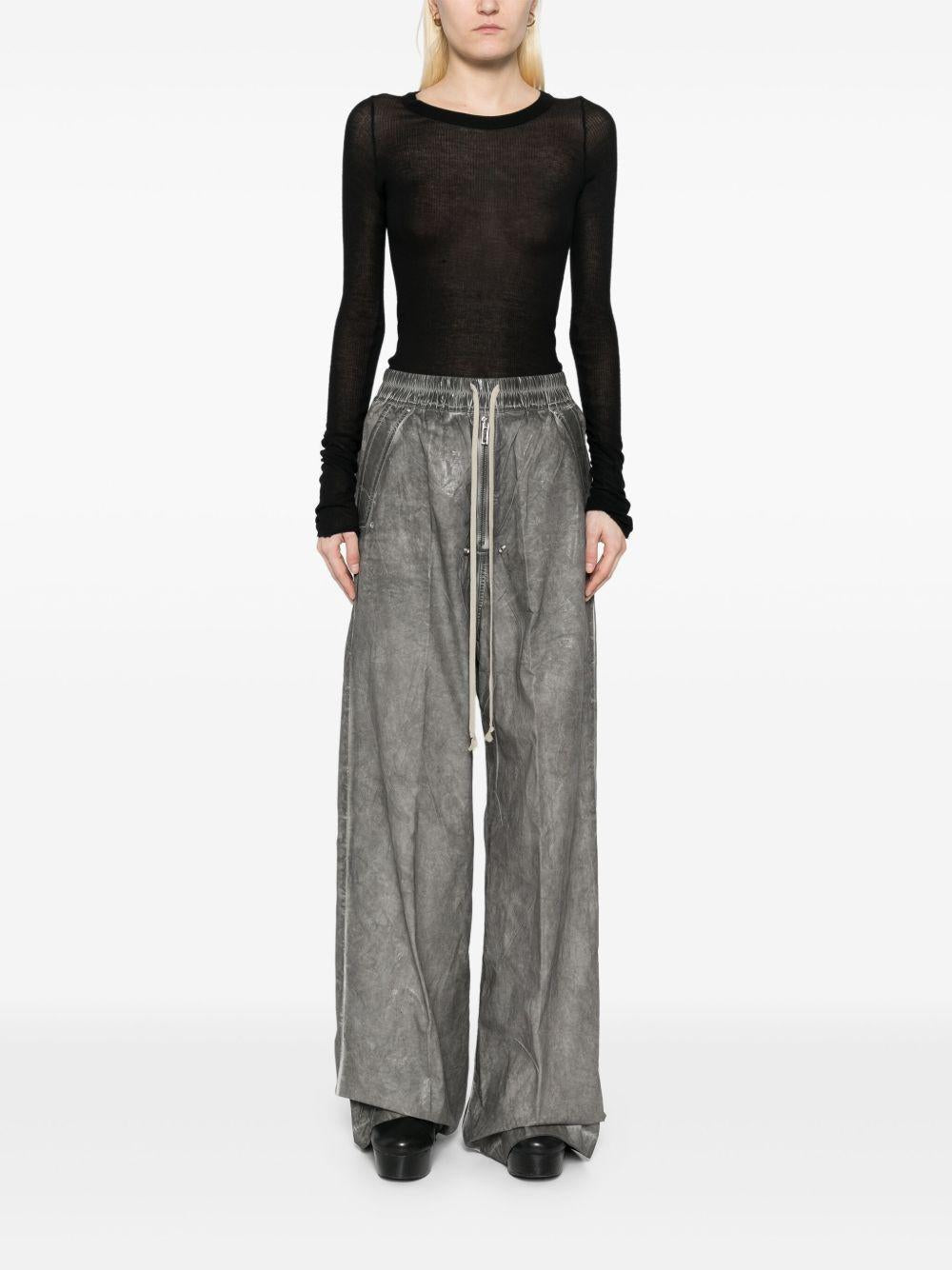 Geth Belas wide-leg trousers DS01E3327PF 78 DARKDUST RICK OWENS DRKSHDW 